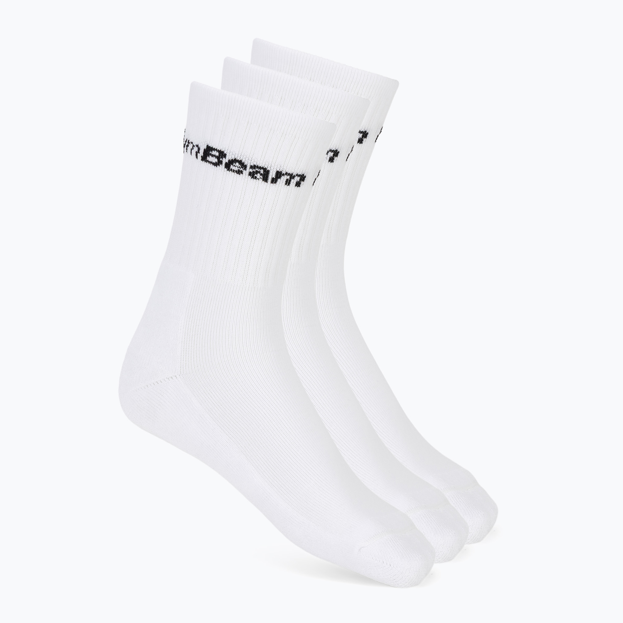 Șosete pentru bărbați GymBeam 32620 3/4 3 pary white
