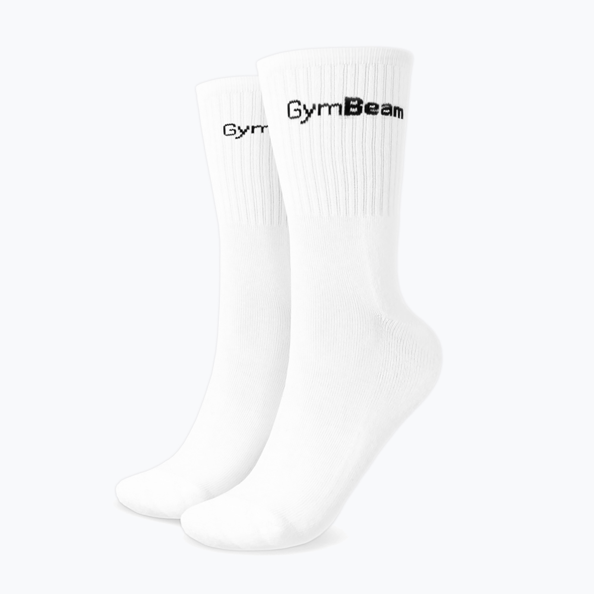 Pánske ponožky GymBeam 32620 3/4 3 páry white (32620 3/4 32620-5)