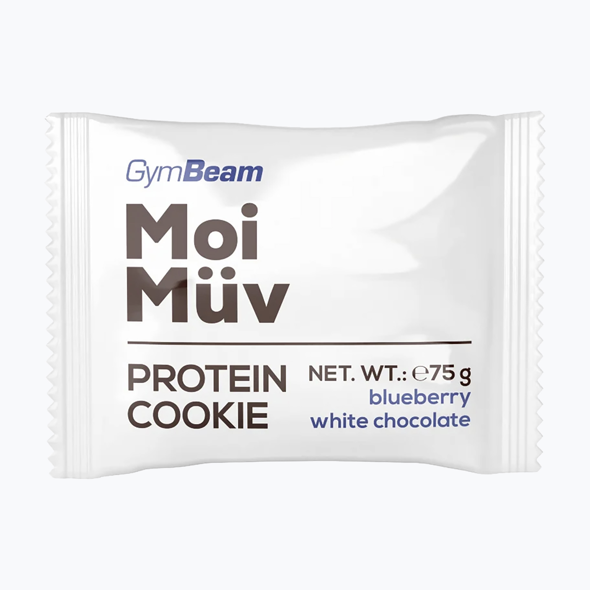 Протеиново бисквитка GymBeam MoiMüv 75 g blueberry/white chocolate