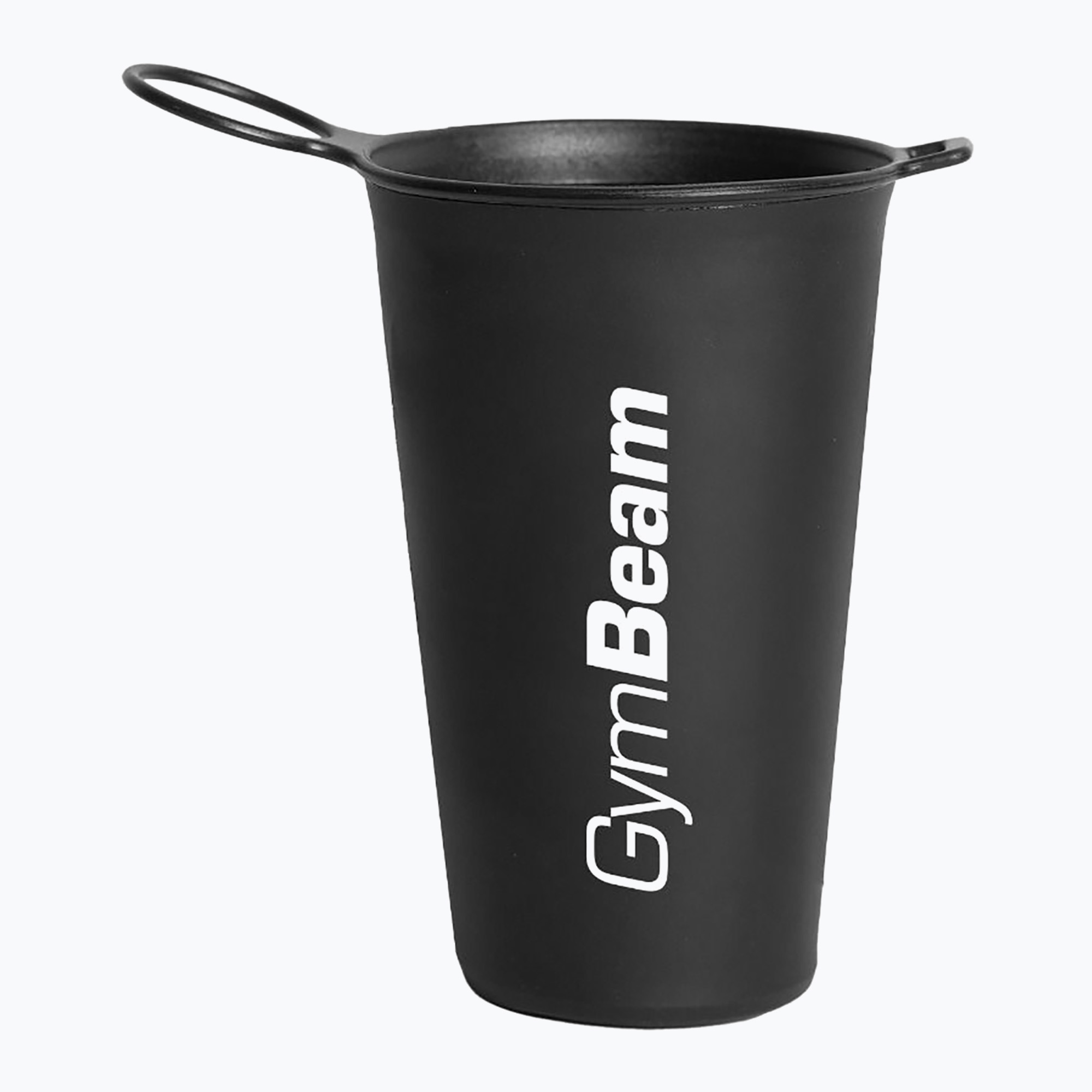 Cană pliabilă GymBeam Running Cup 200 ml black