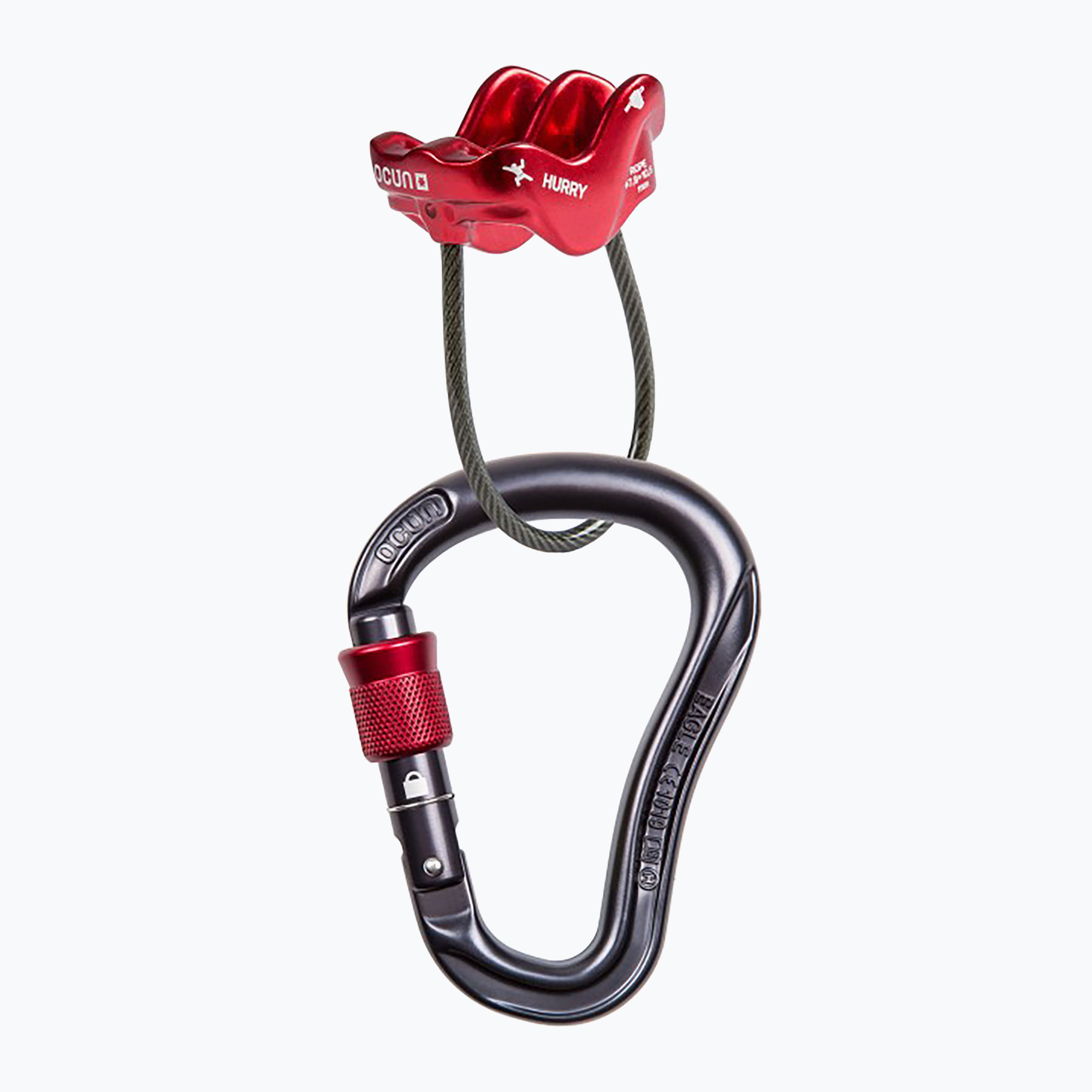Zestaw do asekuracji Ocun Belay Condor Screw/Hurry red 