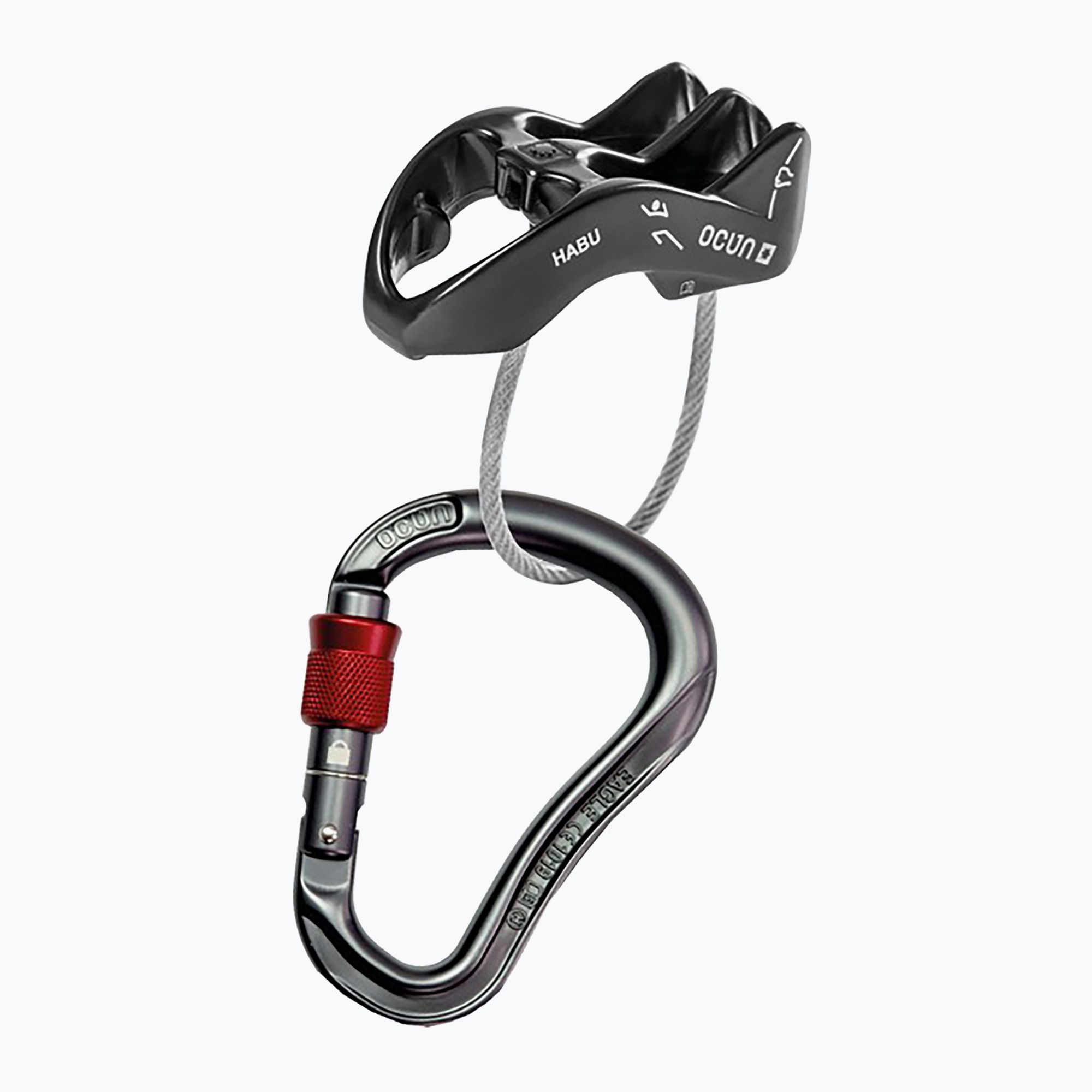 Zestaw do asekuracji Ocun Belay Eagle Screw/Habu 4715 anthracite 