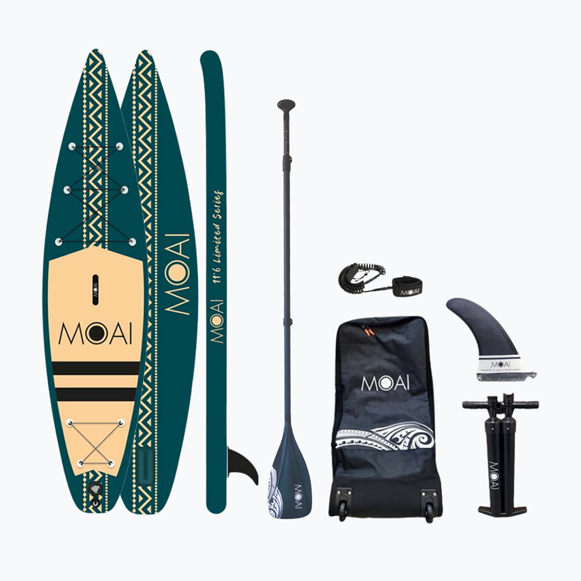 Zestaw deska SUP pompowana MOAI Limited Edition 11'6