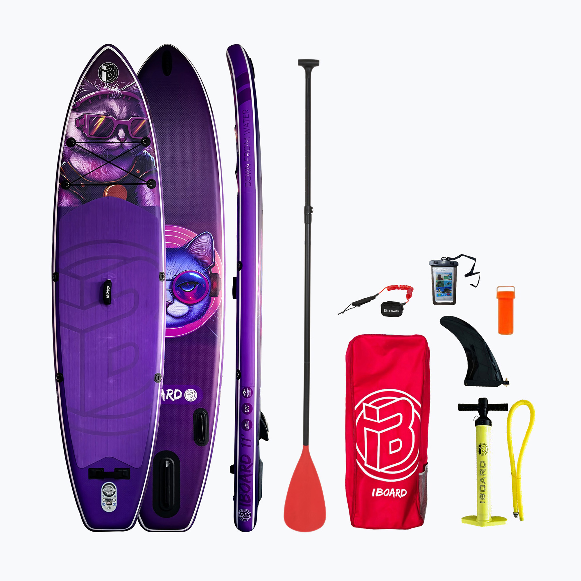 Zestaw deska SUP pompowana iBoard Cat 11'