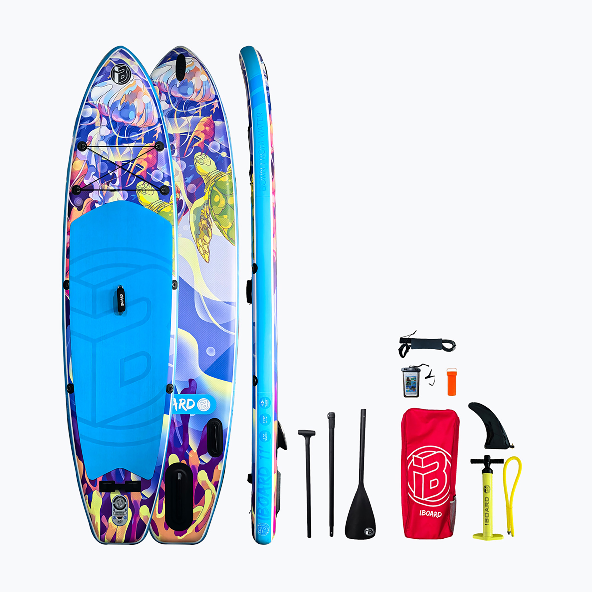 Zestaw deska SUP pompowana iBoard Medusa 11' 