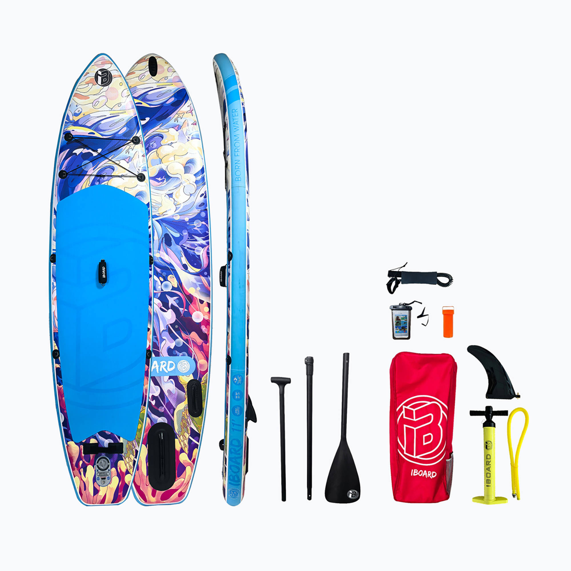 SUP дъска iBoard Whale 11'