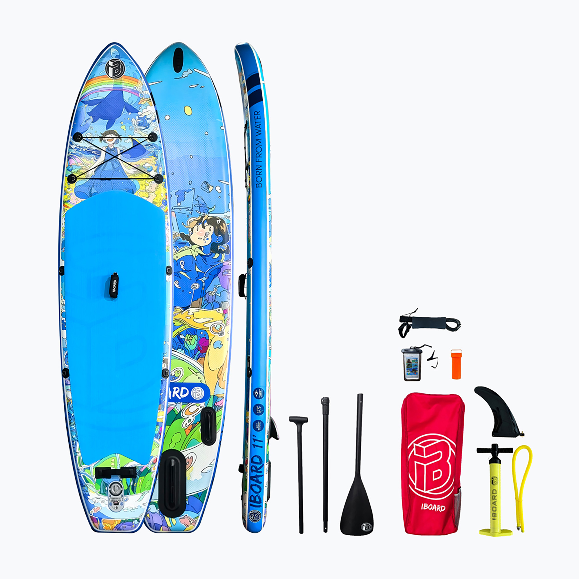 Zestaw deska SUP pompowana iBoard Alice 11' 