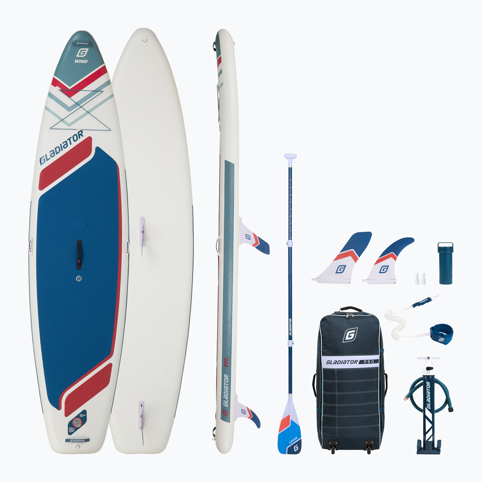 Zestaw deska SUP pompowana Gladiator Wind 11'6
