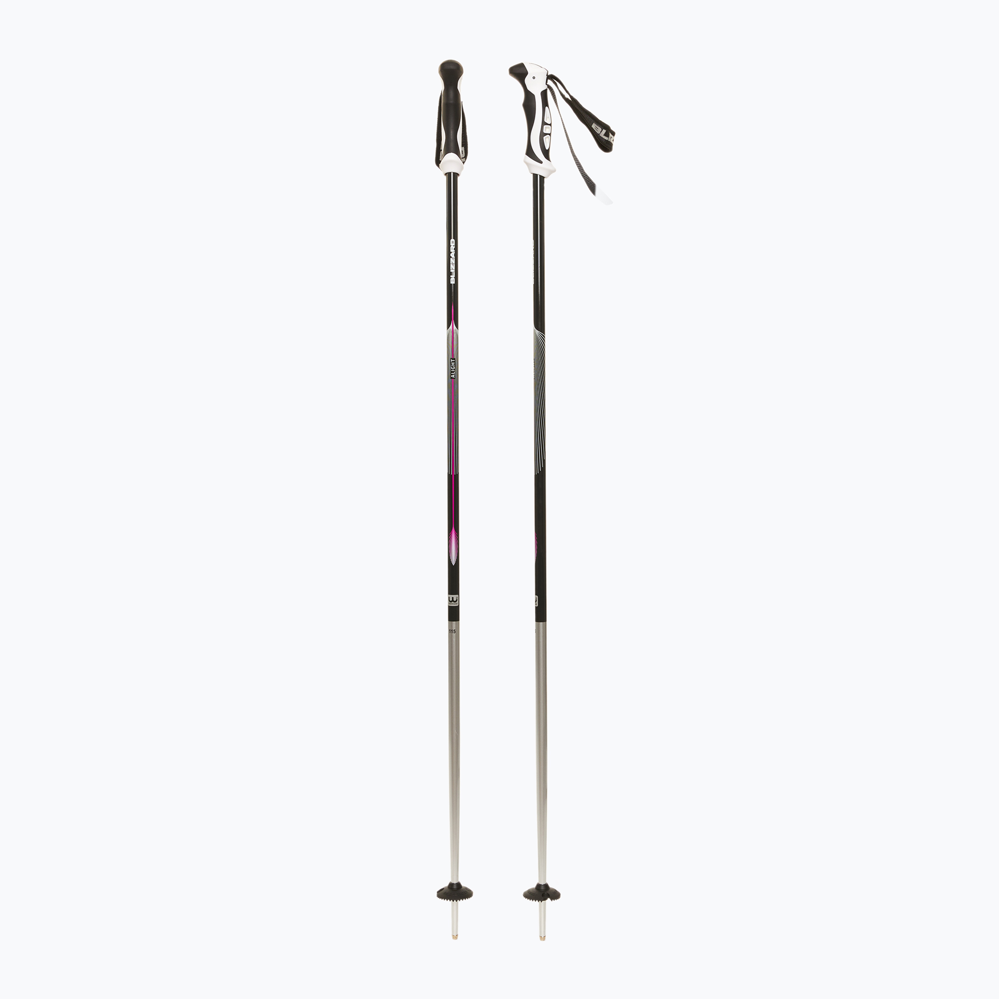 Skistöcke Blizzard Viva Alight black/white/pink