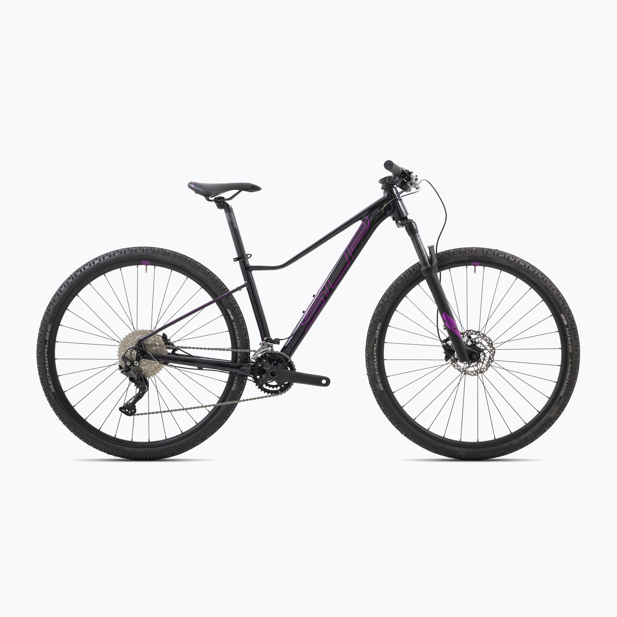 Dámsky horský bicykel Superior XC 879 W lesklá čierna dúha/fialová (XC 879 W 801.2023.29107)