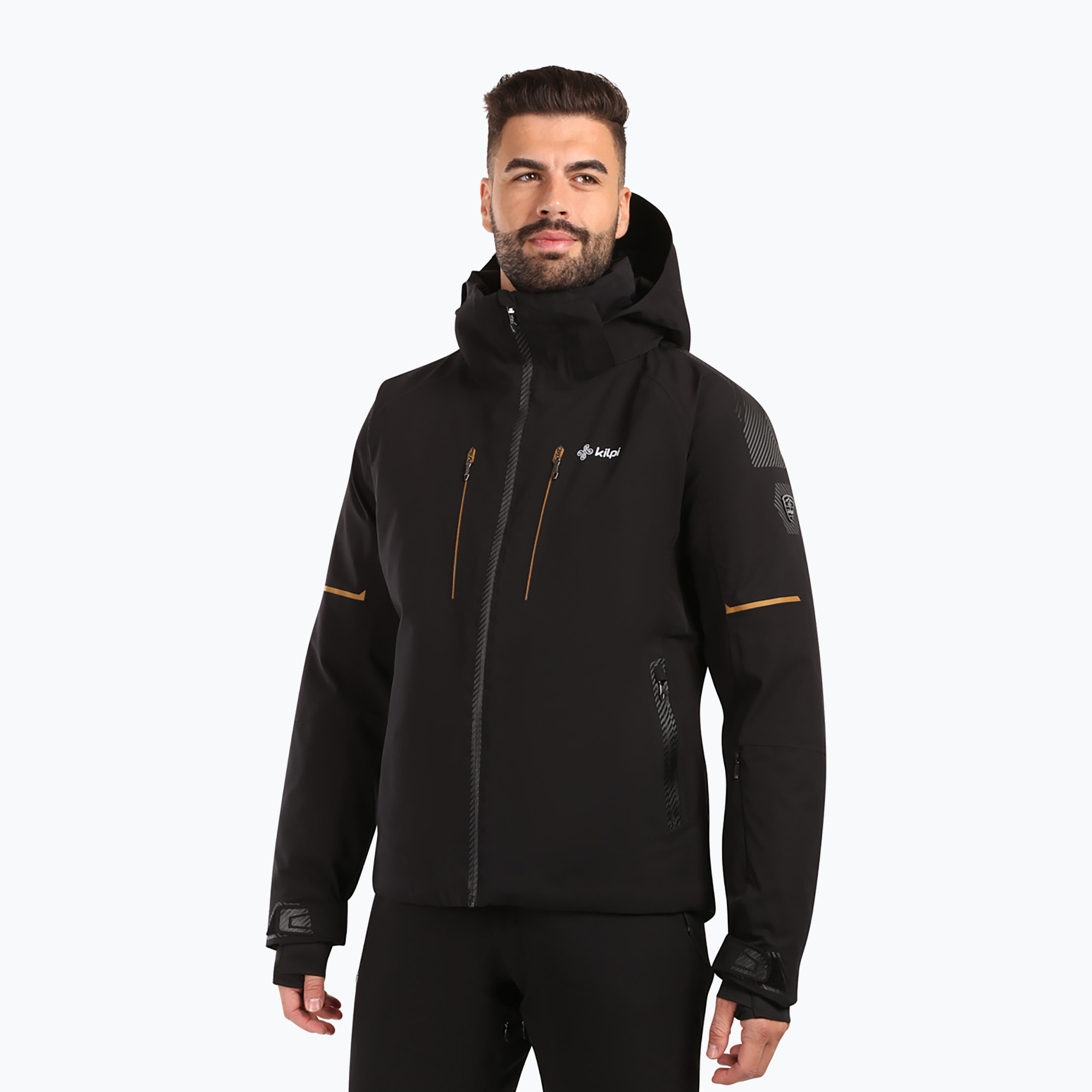 Men's ski jacket Kilpi Turnau black (M)