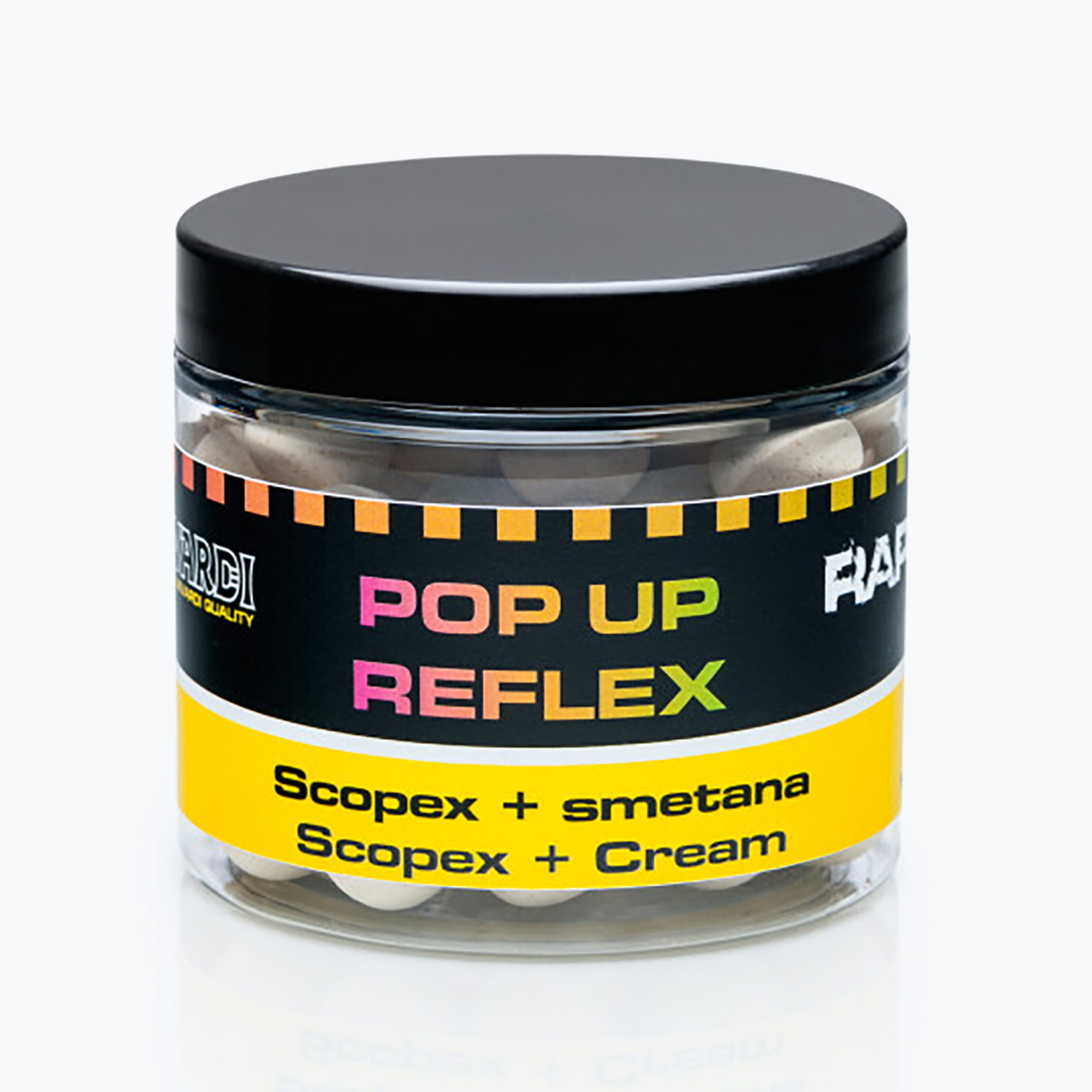 MIVARDI Rapid Pop Up Reflex Scopex + Crema 70 g palline galleggianti (70 g / 14 mm) (Rapid Pop Up Reflex M-RAPRSCC7014)