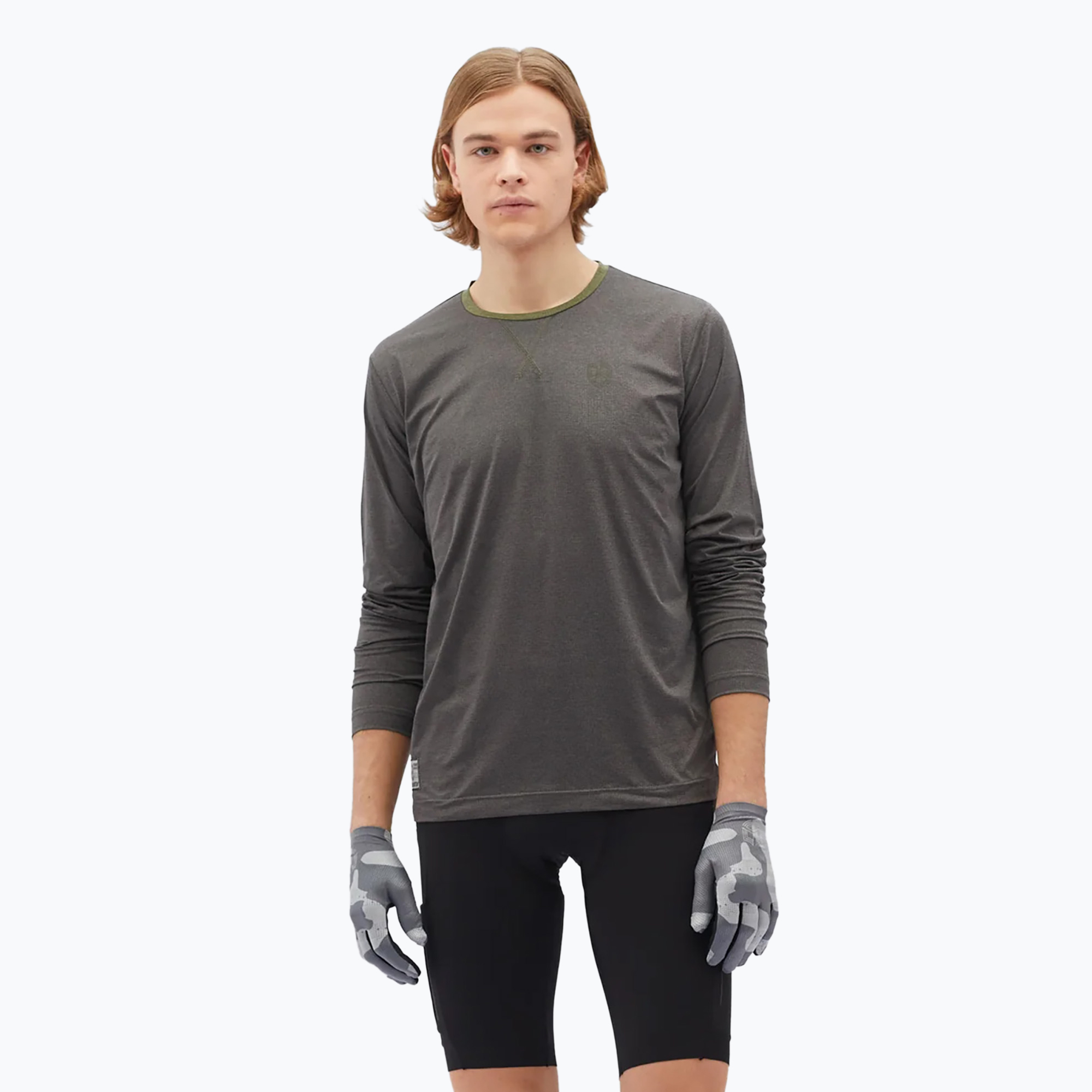 Men's cycling longsleeve SILVINI Casalo charcoal/olive (XL)