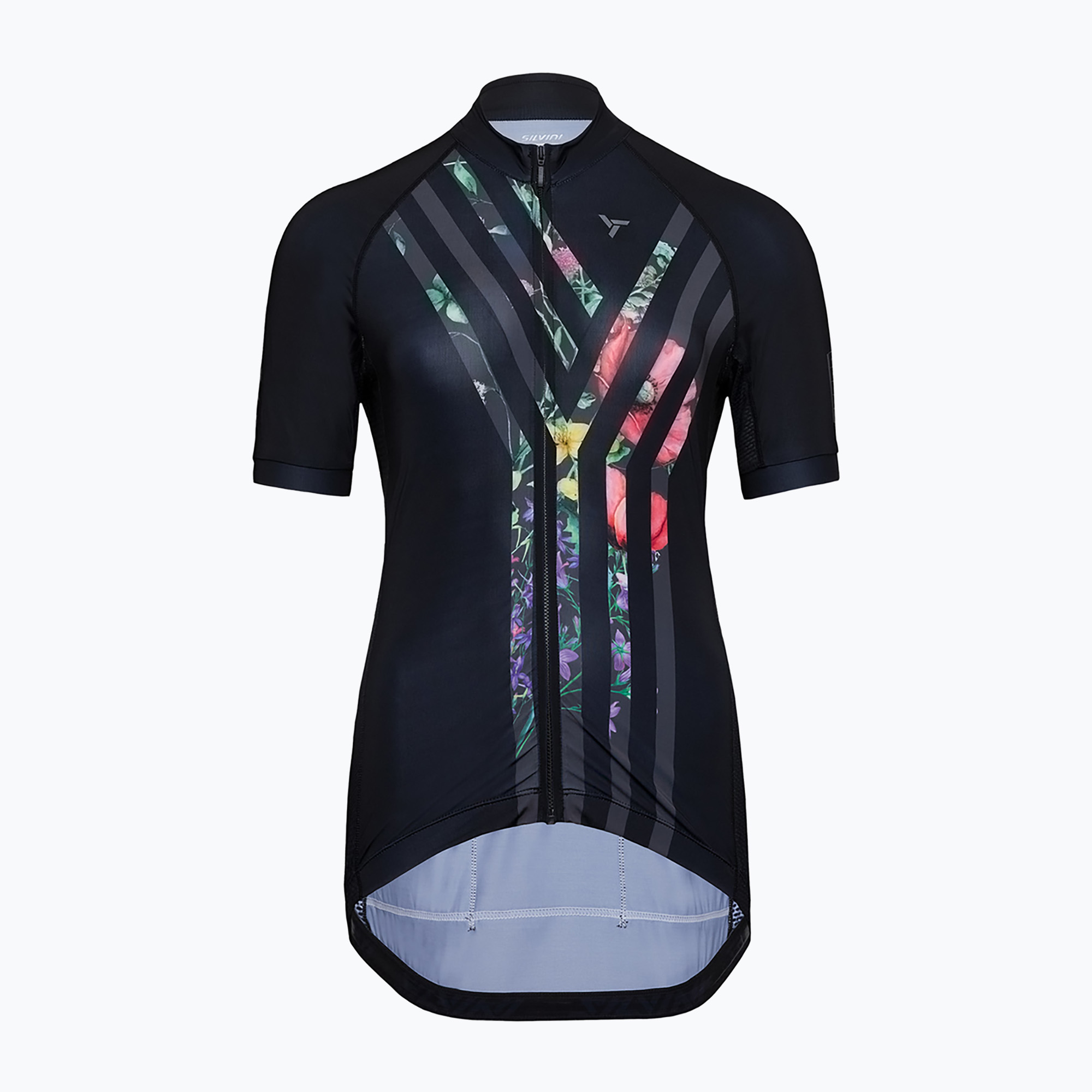 Дамска колоездачна тениска SILVINI Calnia black/charcoal