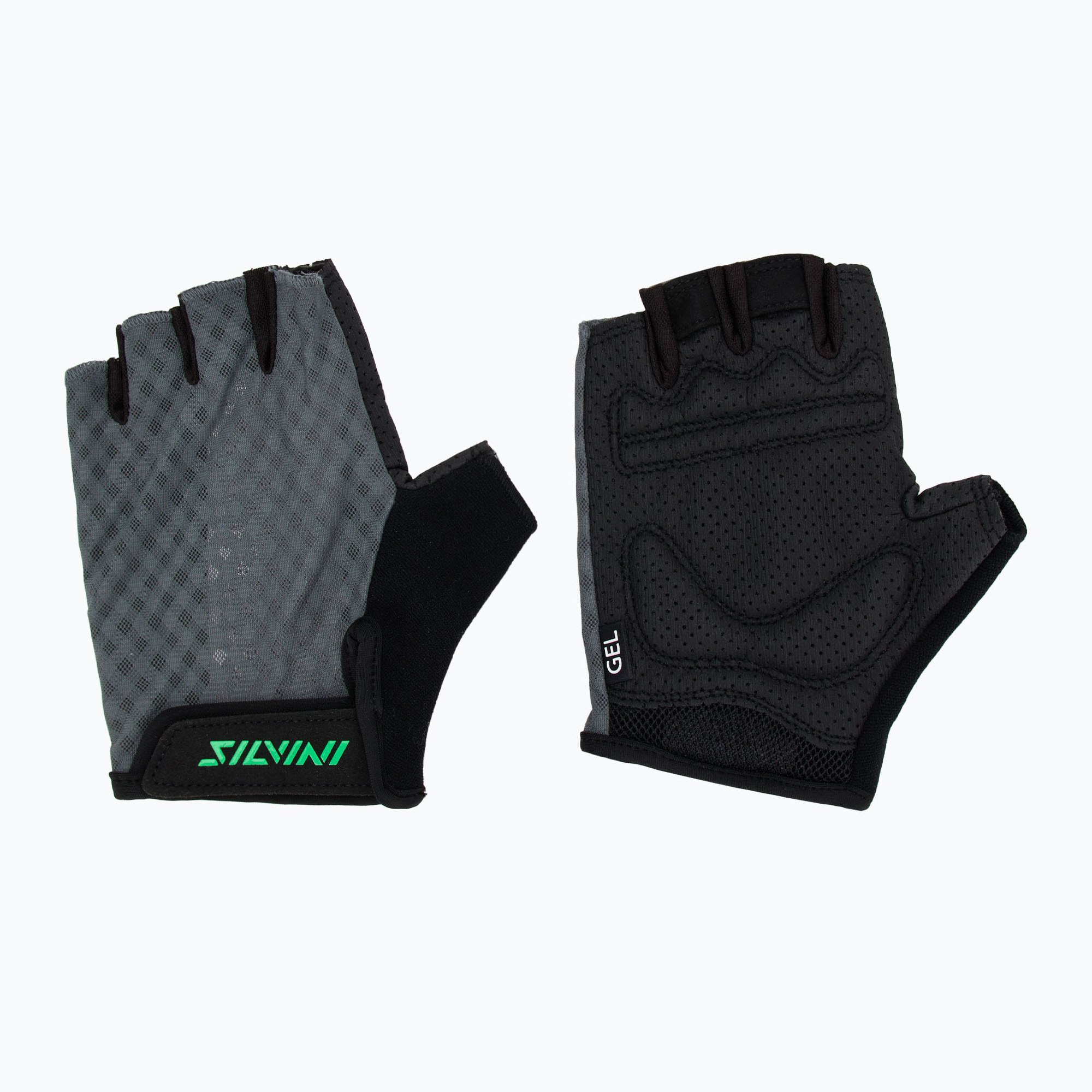 Мъжки ръкавици за колоездене SILVINI Gaiono сиво/зелено