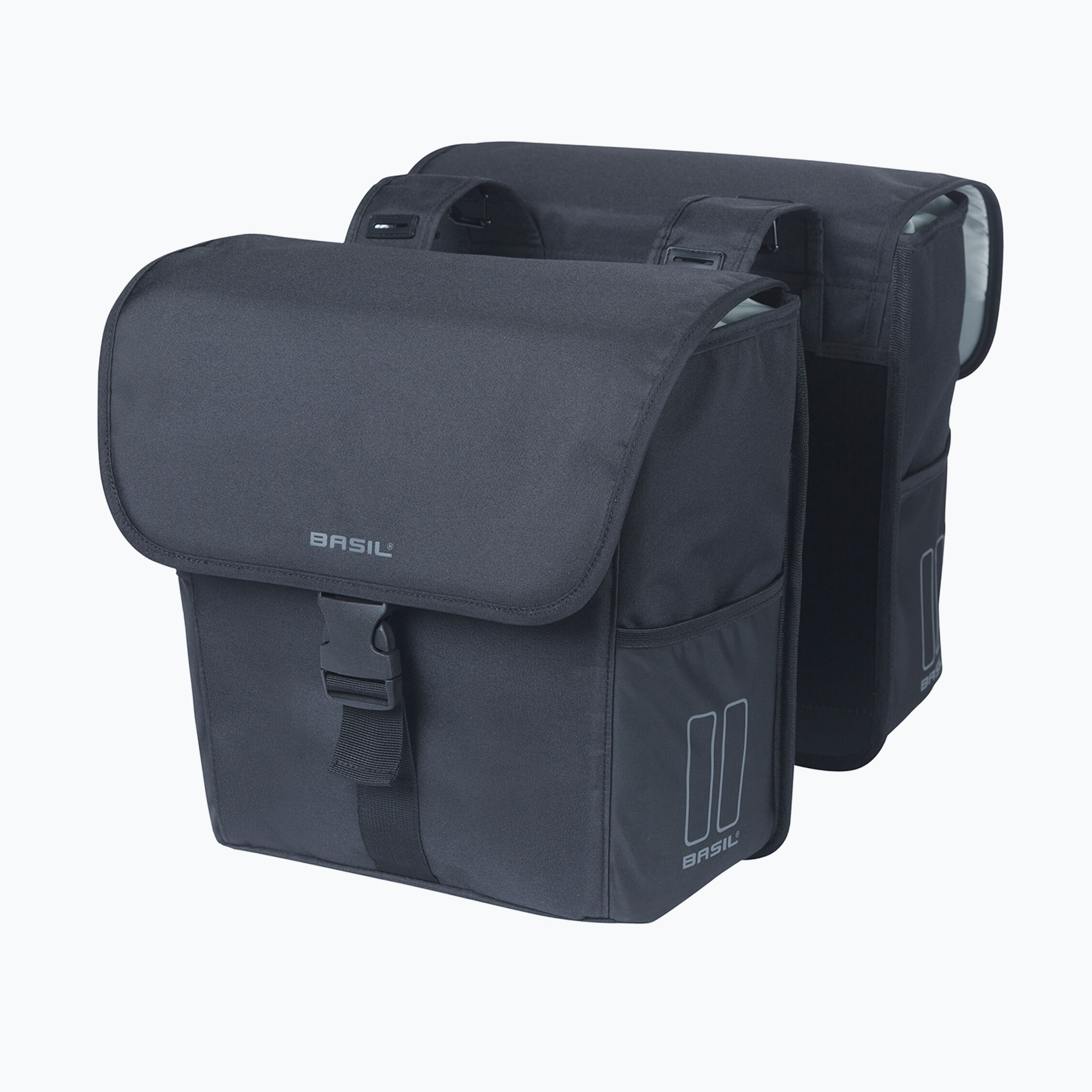 Basil Go Двойна чанта за велосипед 32 л плътно черно