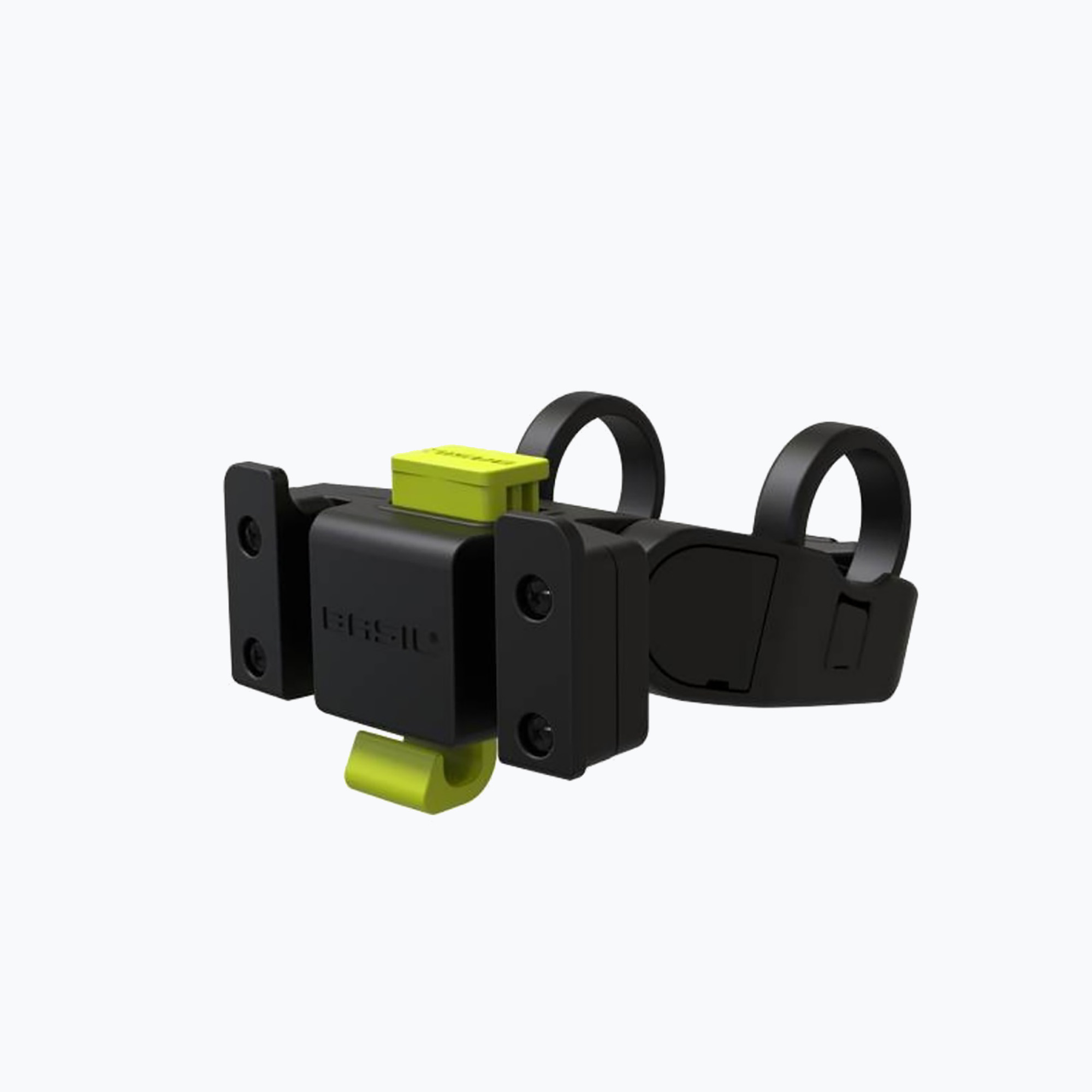 Basil Fixer KF Držiak na riadidlá tmavý/sivý (Klick-Fix Handlebar Holder B-70177)