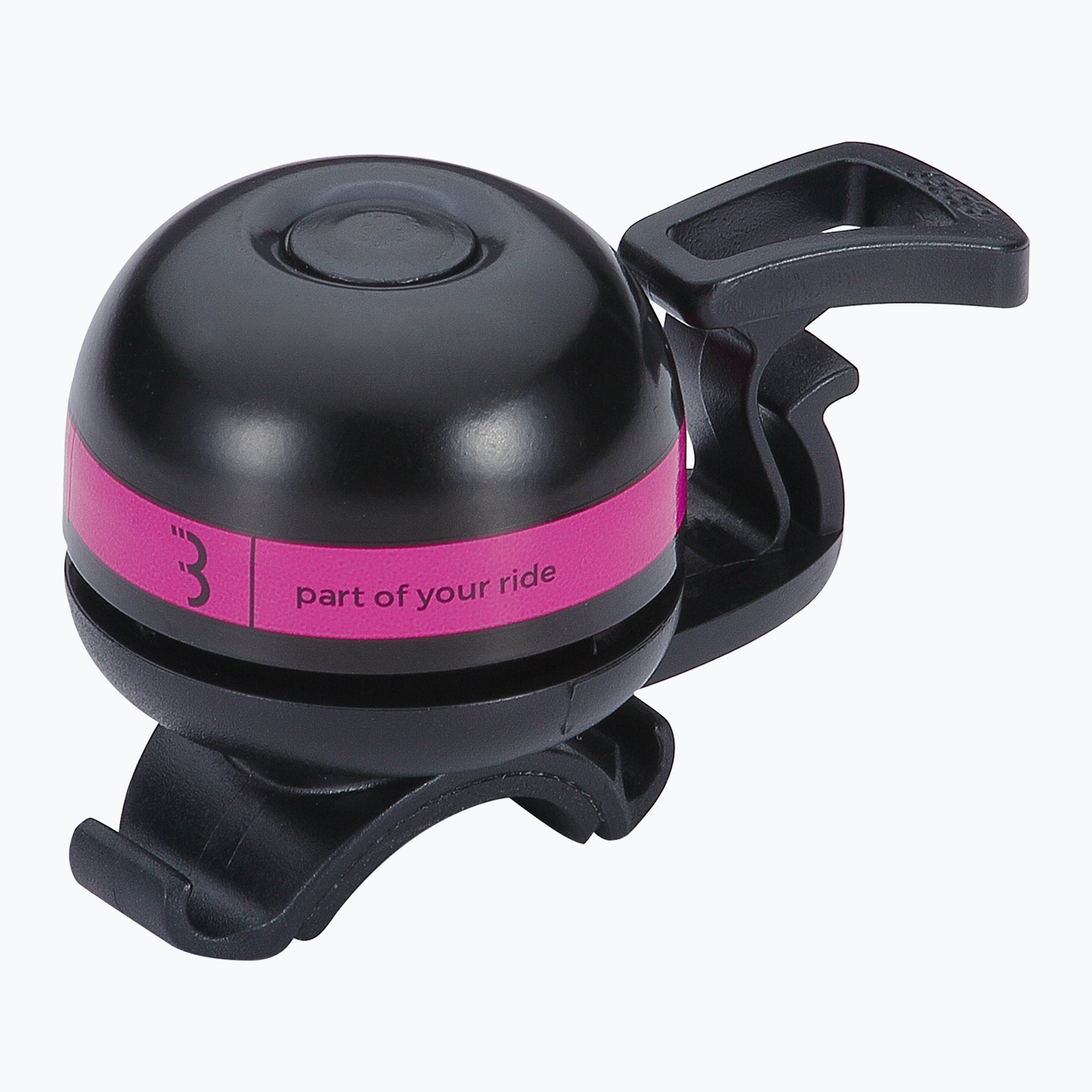 Clopoțel de bicicletă BBB Cycling EasyFit Deluxe pink