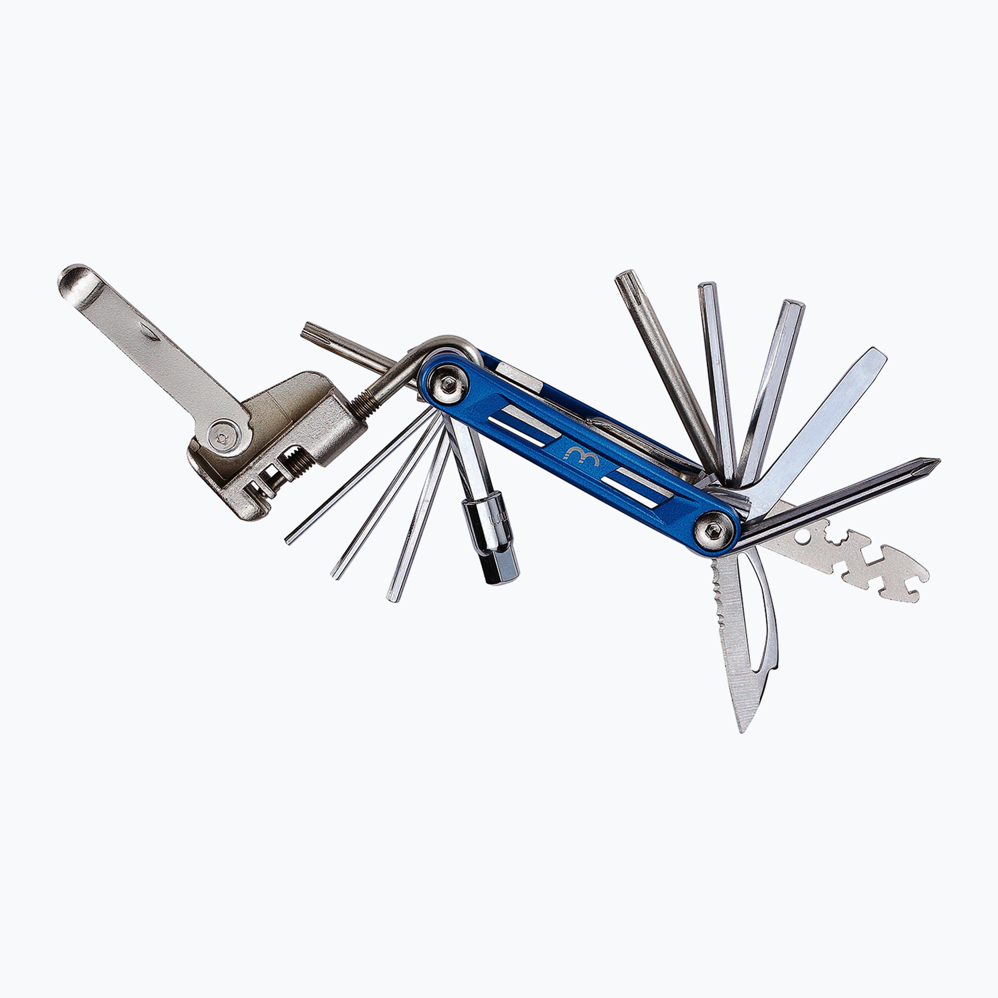 BBB Cycling PrimeFold XL син/сребърен мултифункционален ключ