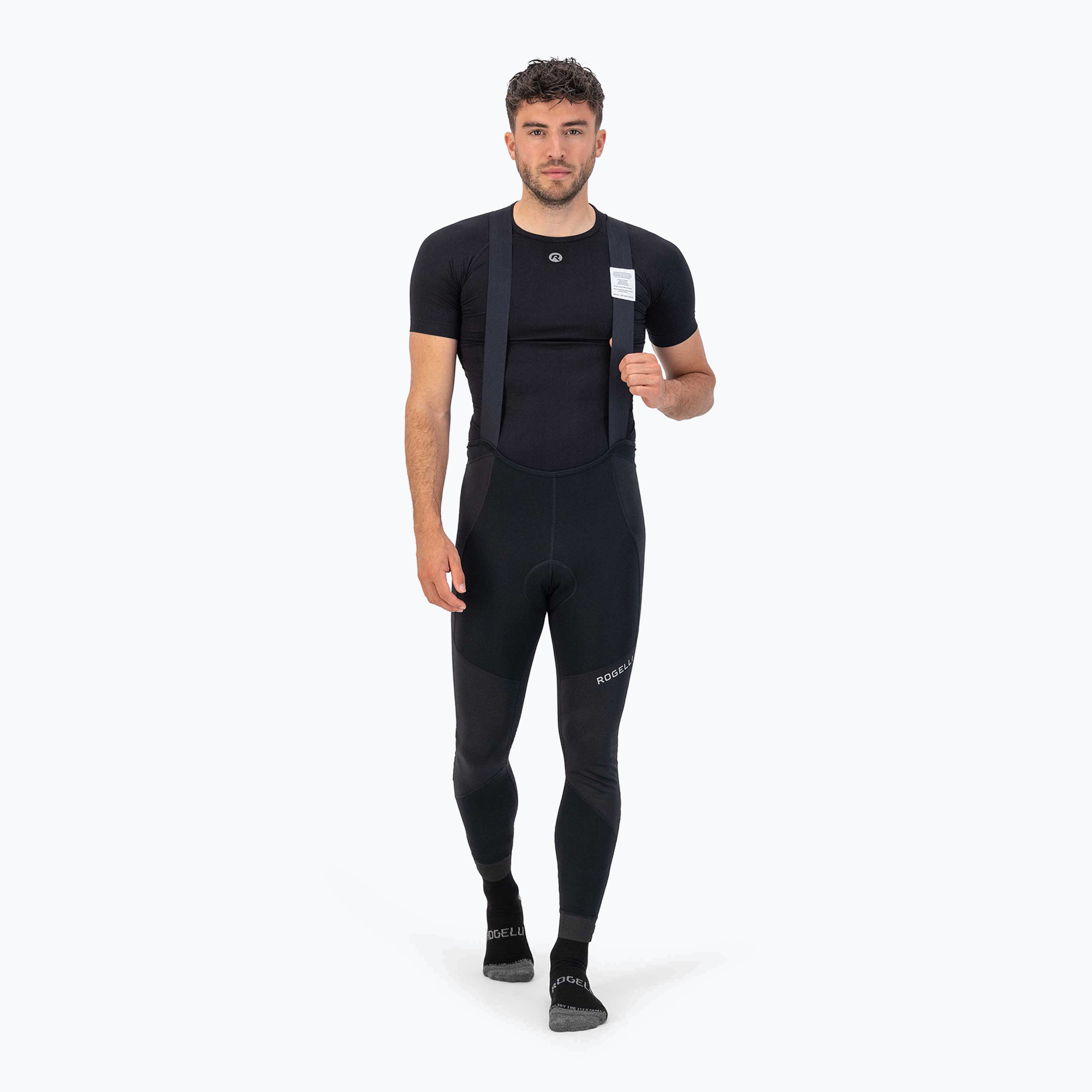 Мъжки панталони за колоездене Rogelli Artico Bib Tight black