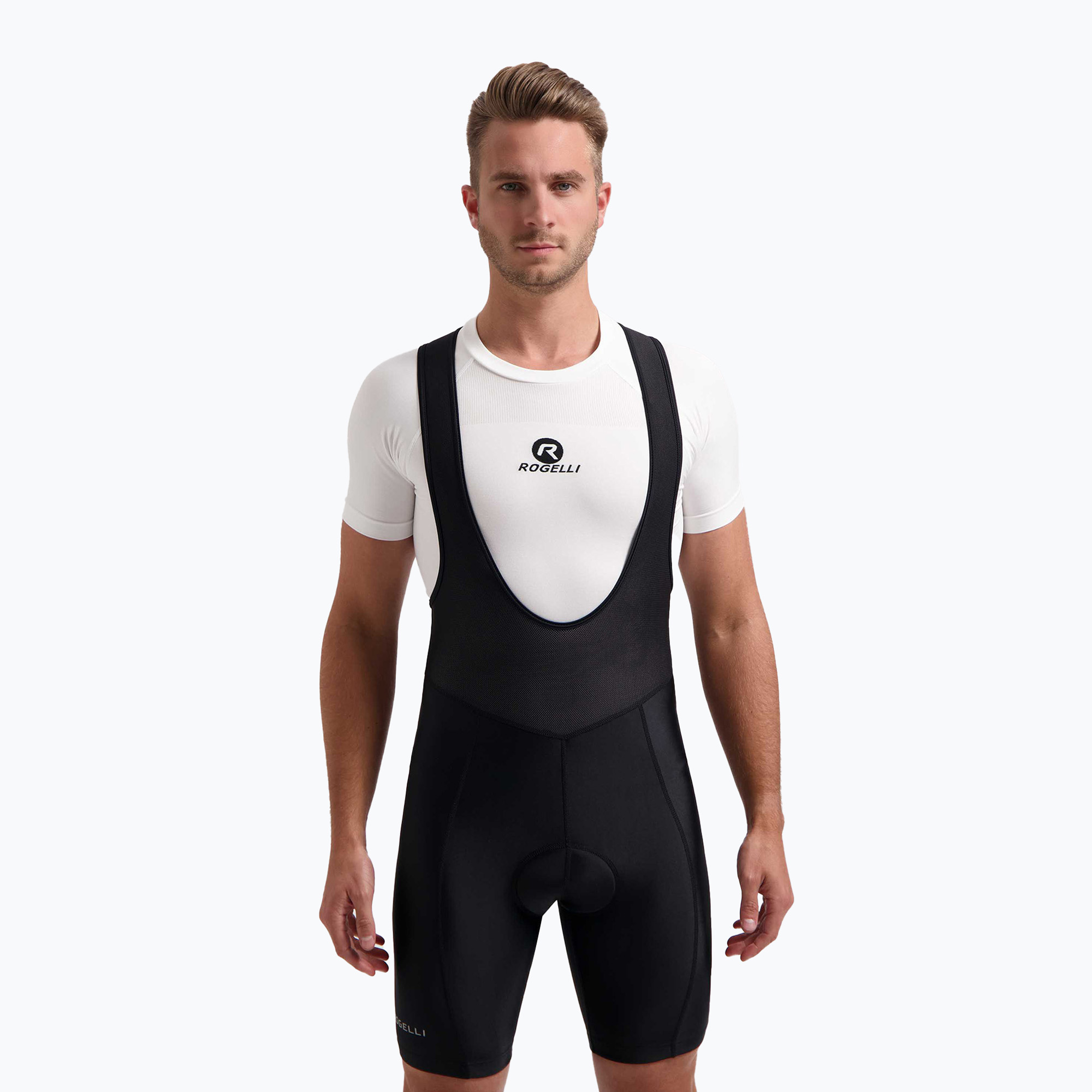 Мъжки шорти за колоездене Rogelli Econ Bib Short black