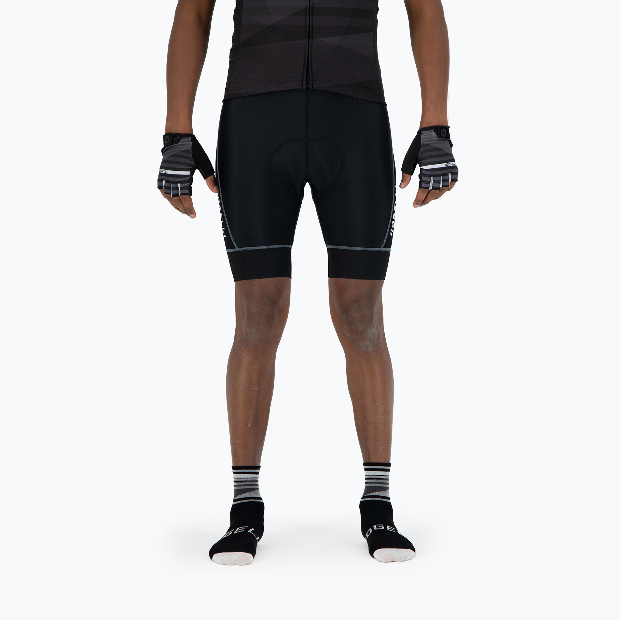 Мъжки шорти за колоездене Rogelli Lugo II Bib Short black