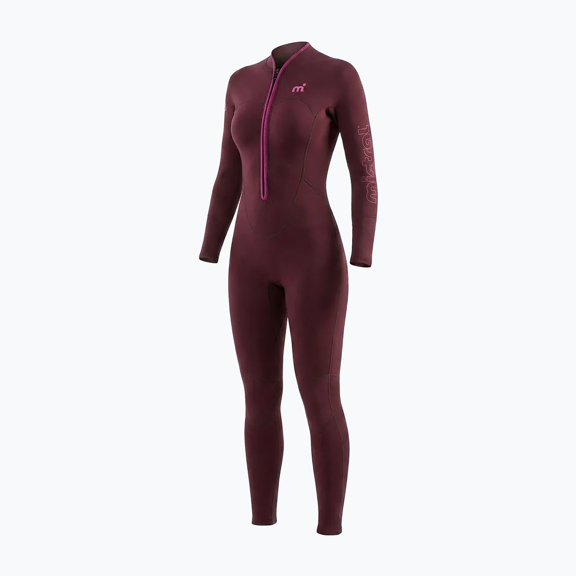 Pianka do pływania damska Mistral Sirocco 2,5/2mm Ladies Front Zip burgundy 
