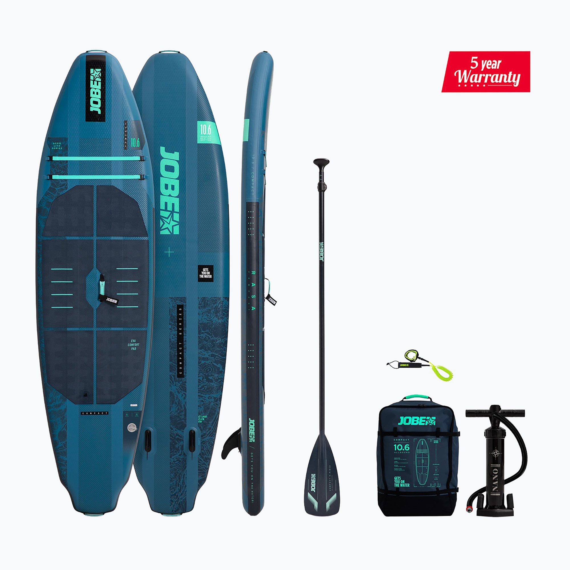 Zestaw deska SUP pompowana JOBE Aero Rasa Compact SUP Board Package 10'6