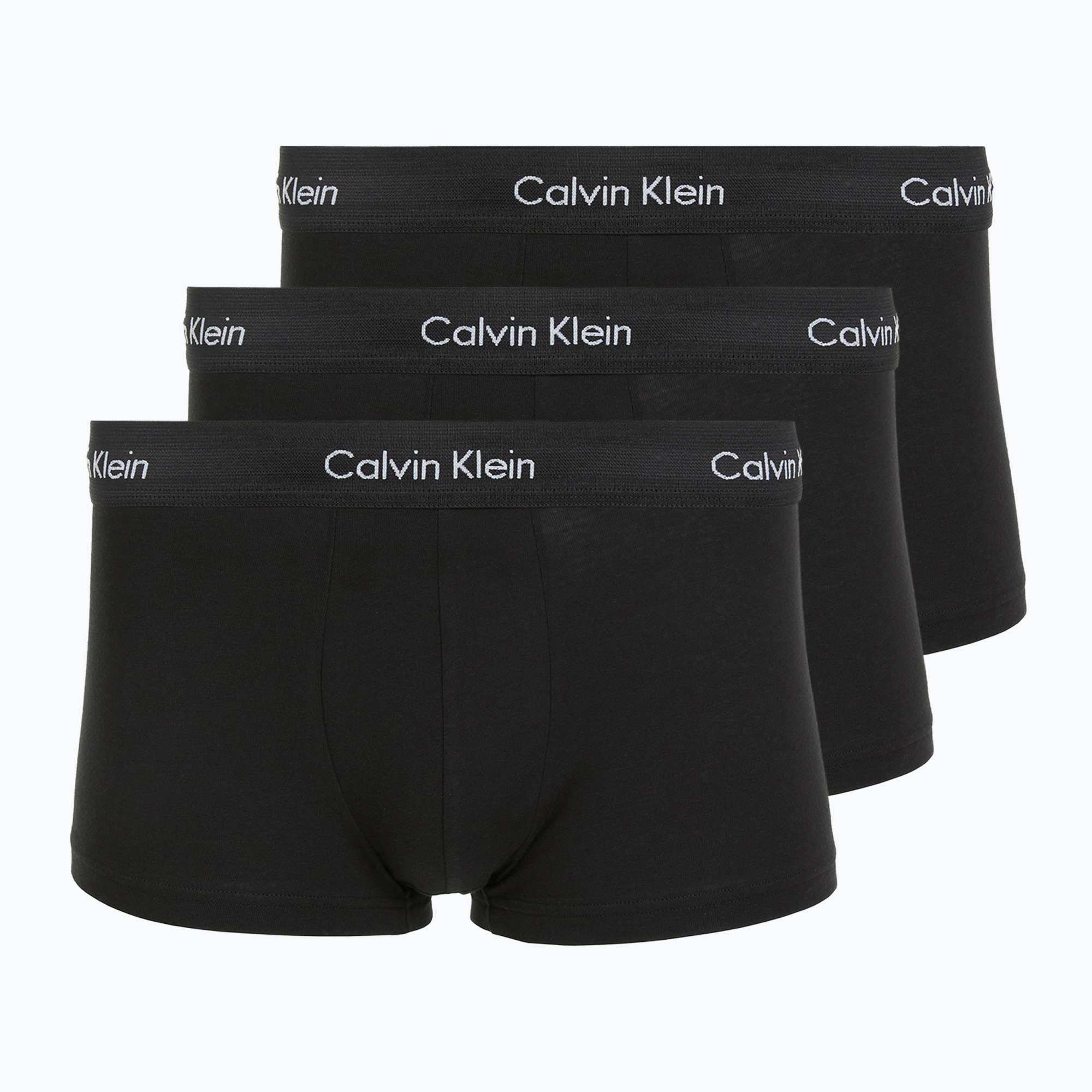 Bokserki Calvin Klein 0000U2664G Low Rise Trunk 3 pary black/black/white
