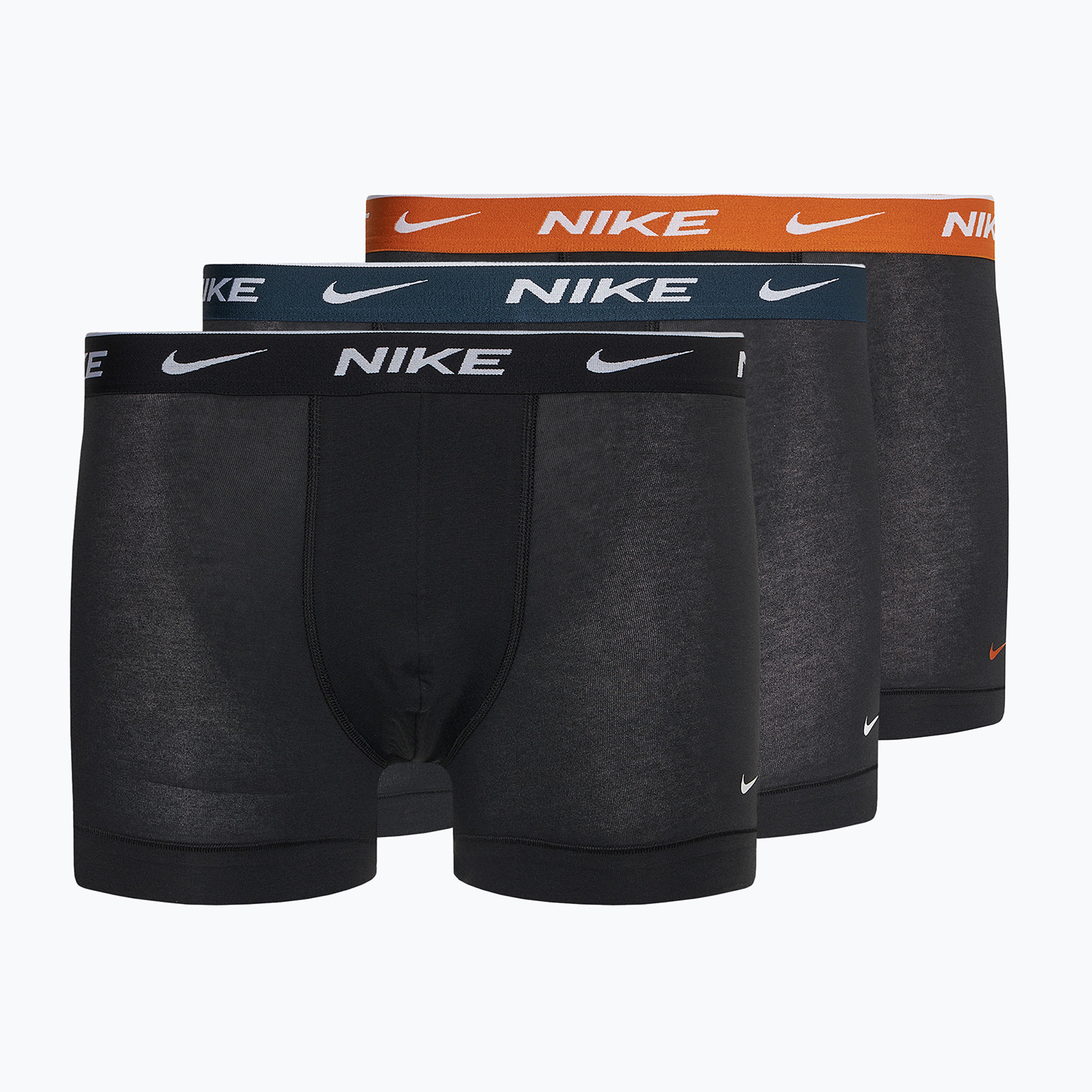 Bokserki męskie Nike Everyday Cotton Stretch Trunk 3 pary black/armory navy/black 