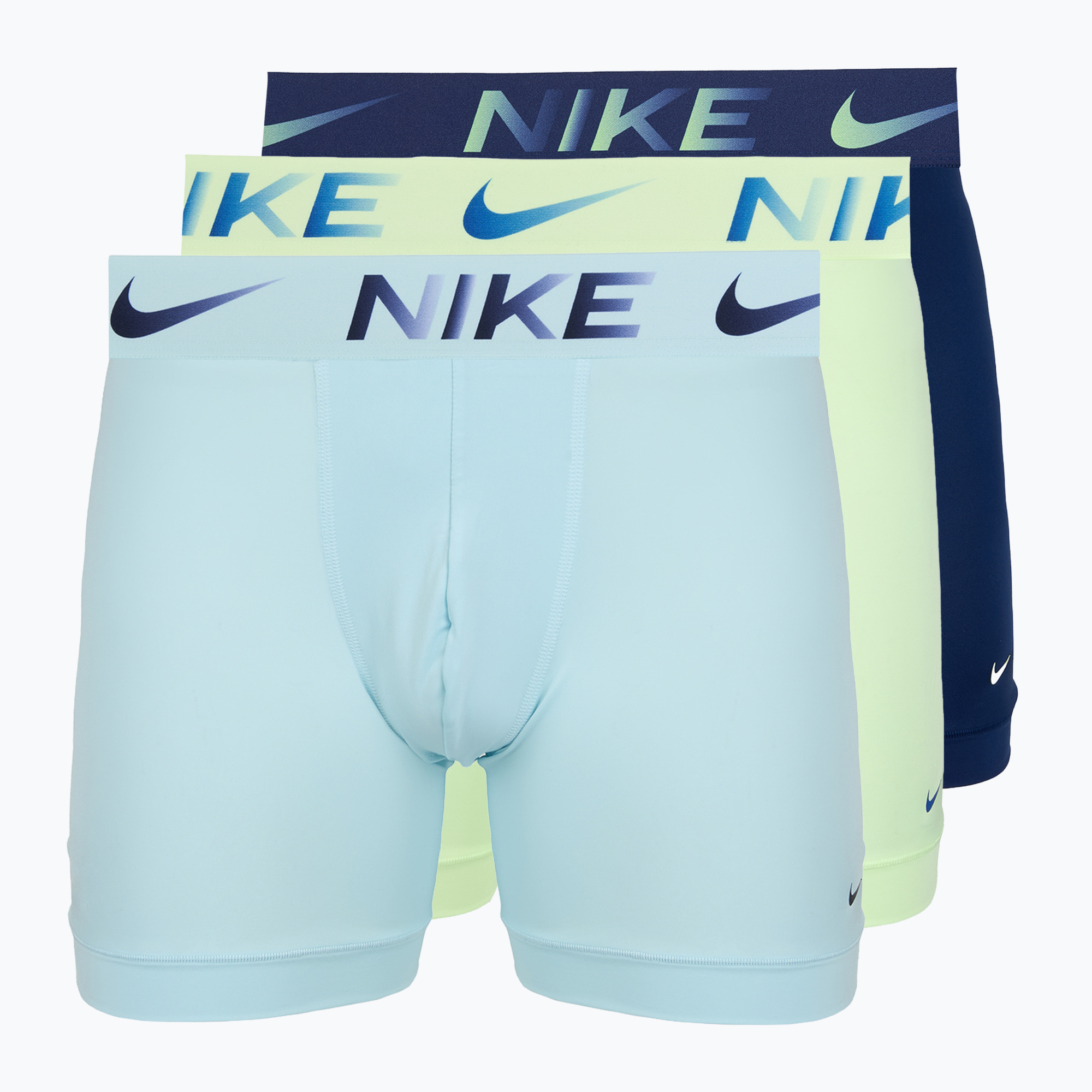 Bokserki męskie Nike Dri-Fit Essential Micro 3 pary creme de mente 