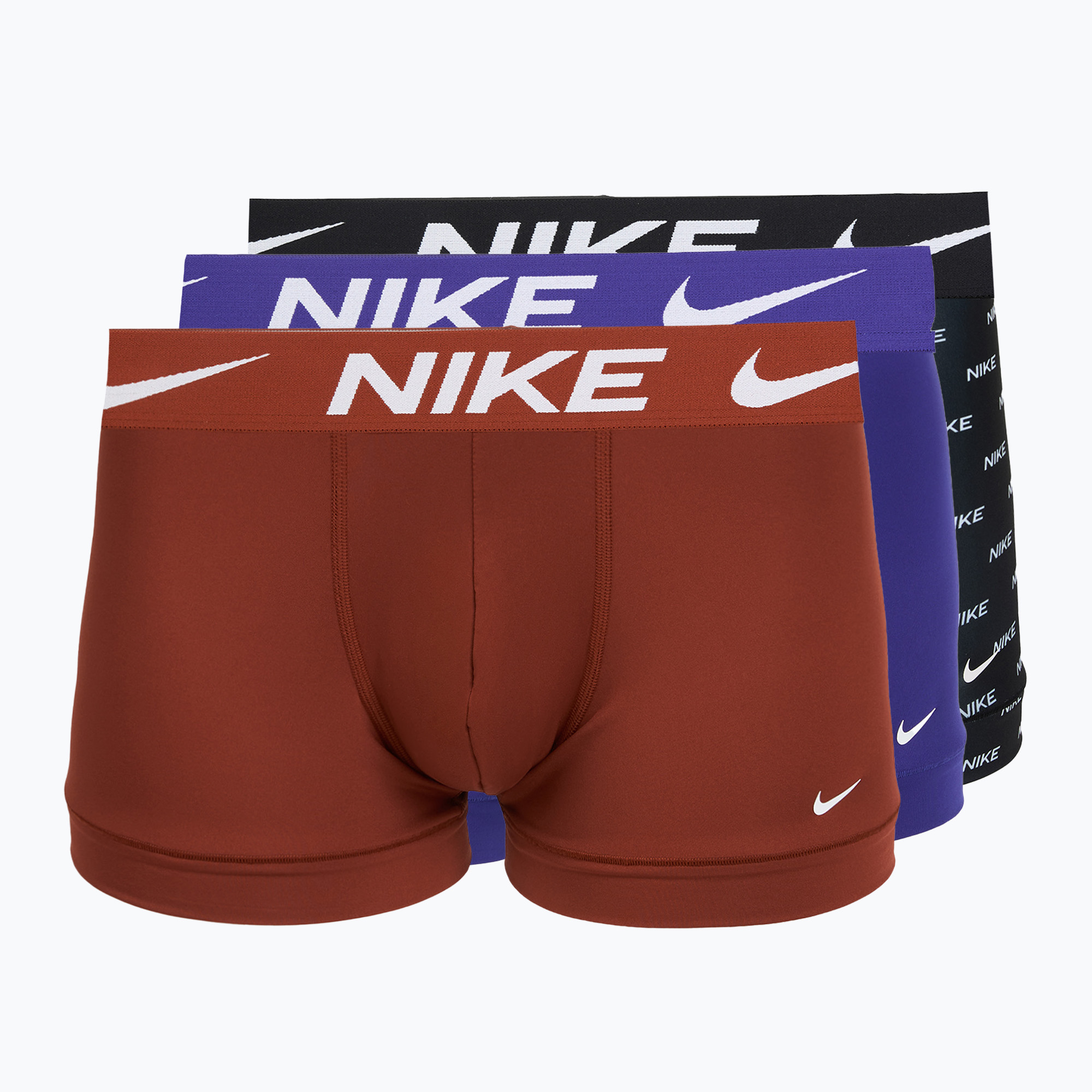 Bokserki męskie Nike Dri-Fit Essential 3 pary black nike print/mars stone/deep night 
