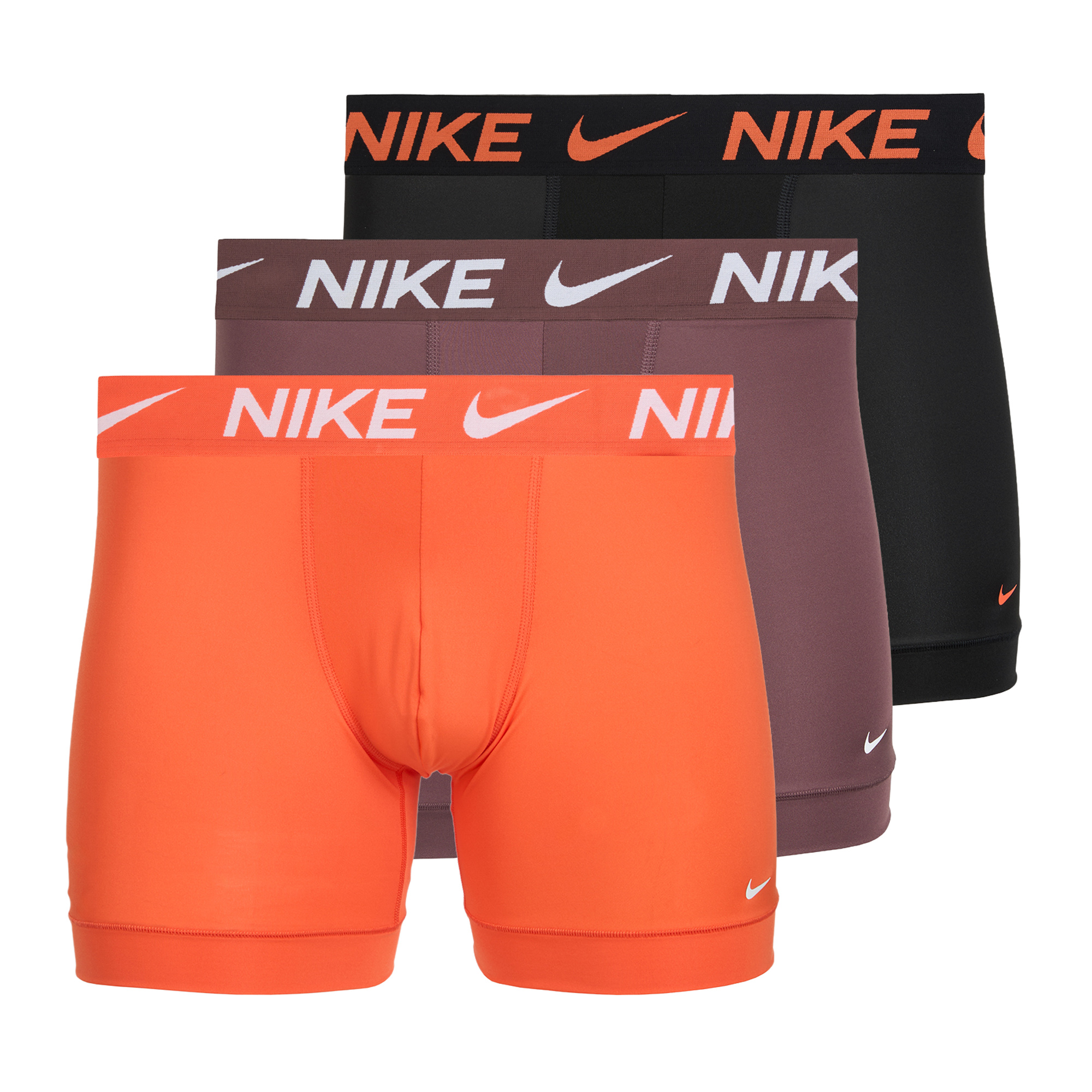 Bokserki męskie Nike Dri-Fit Essential Micro 3 pary sunset 