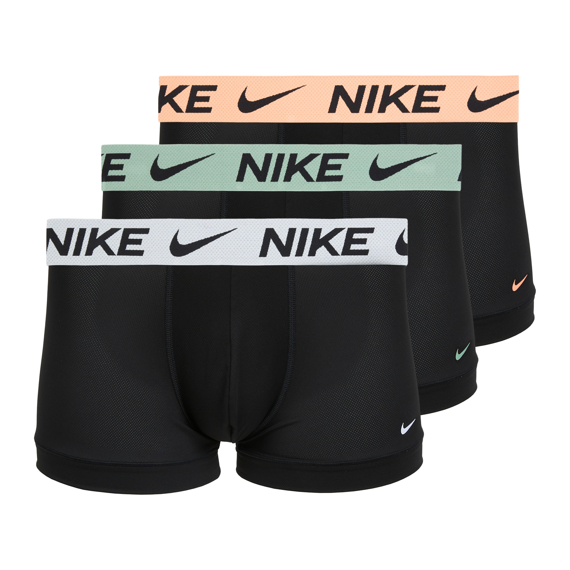 Bokserki męskie Nike Cotton Stretch Trunk 3 pary licorice 