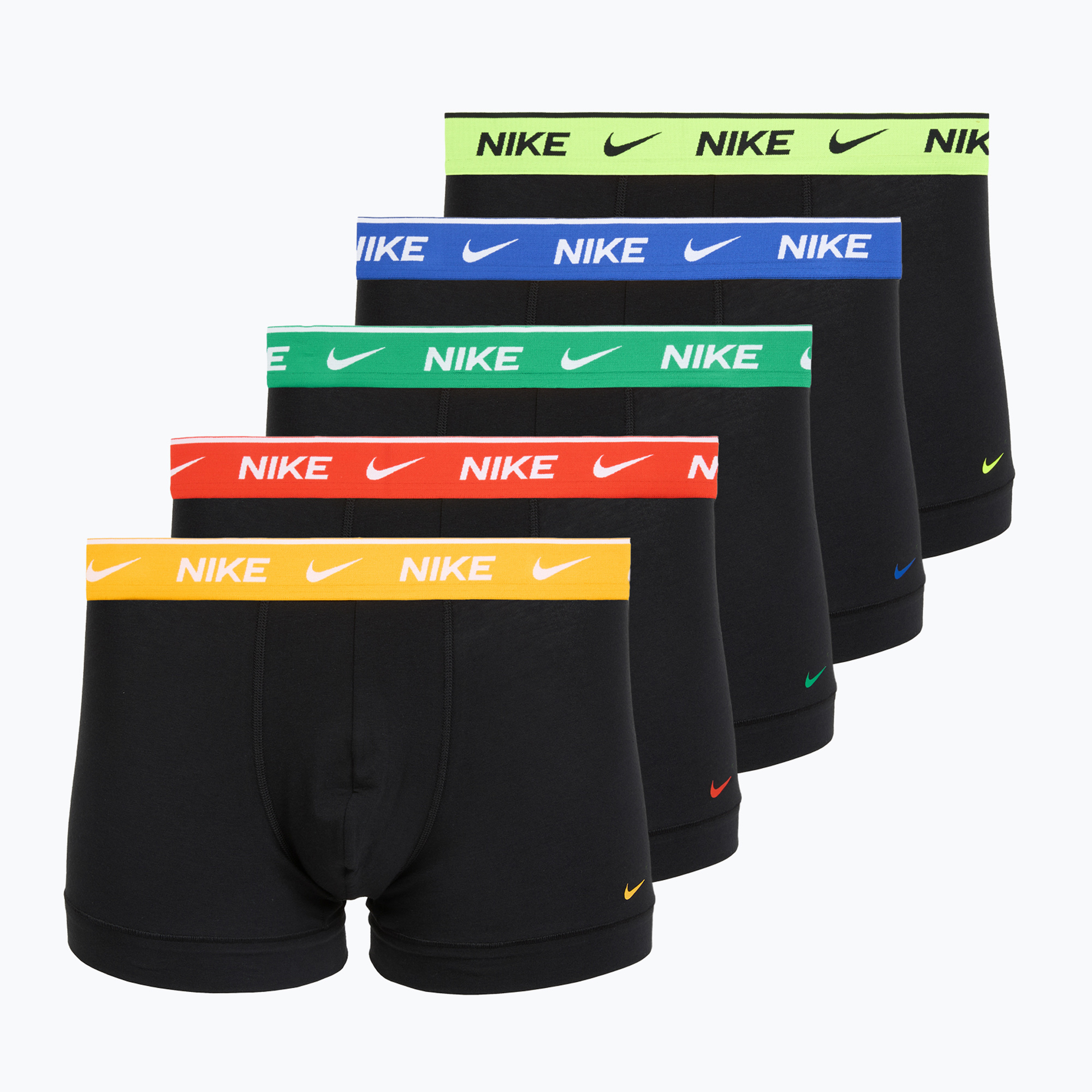 Bokserki męskie Nike Cotton Stretch Trunk 5 par blue velvet 