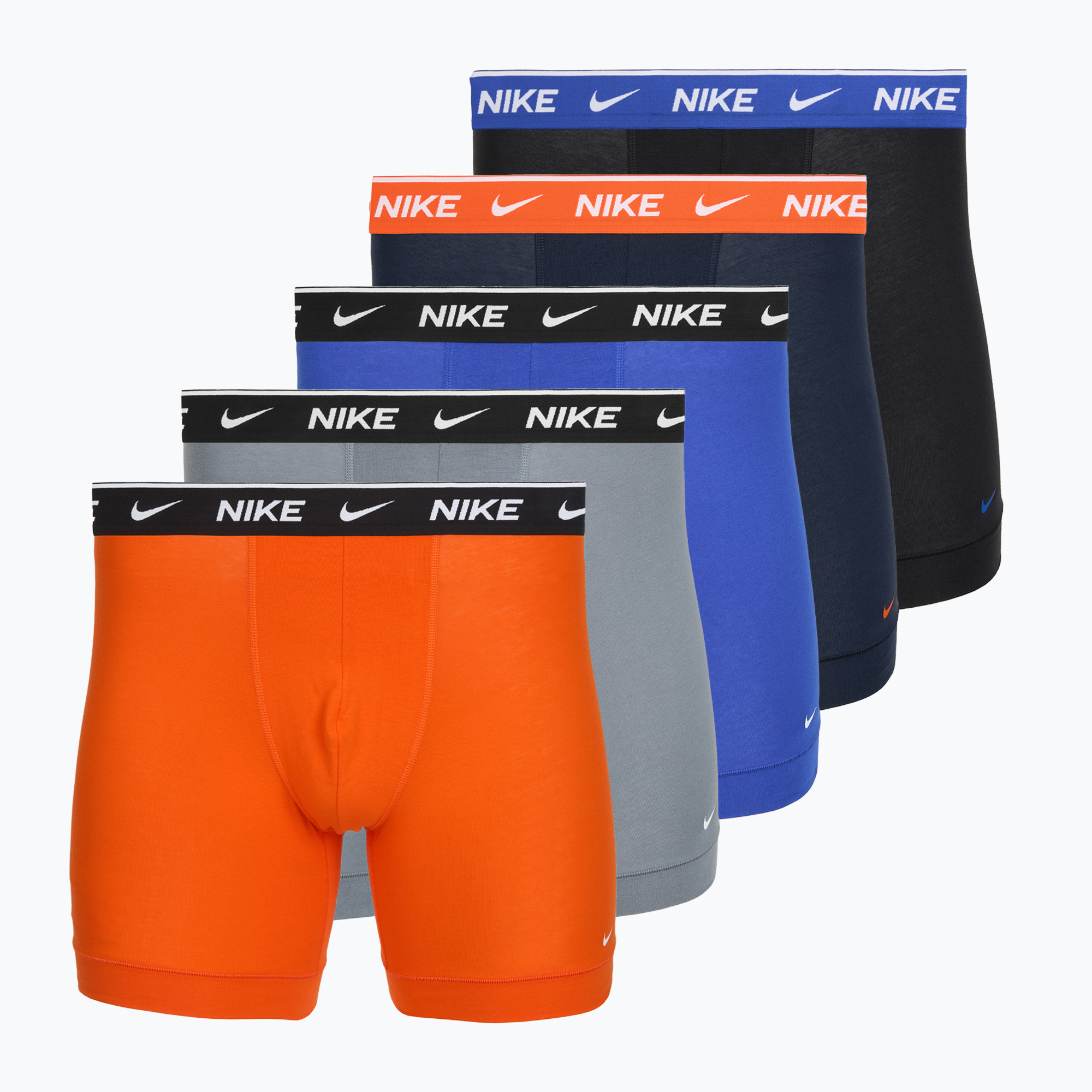 Bokserki męskie Nike Essential Cotton Stretch 5 par carrot 