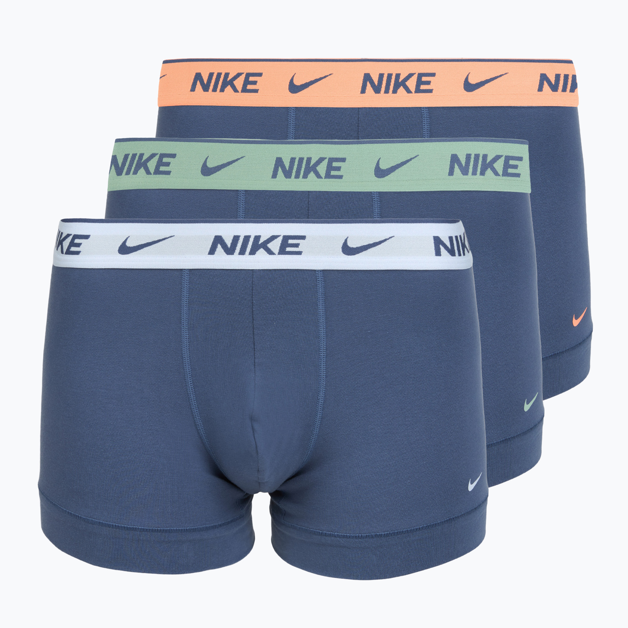 Bokserki męskie Nike Cotton Stretch Trunk 3 pary mineral 