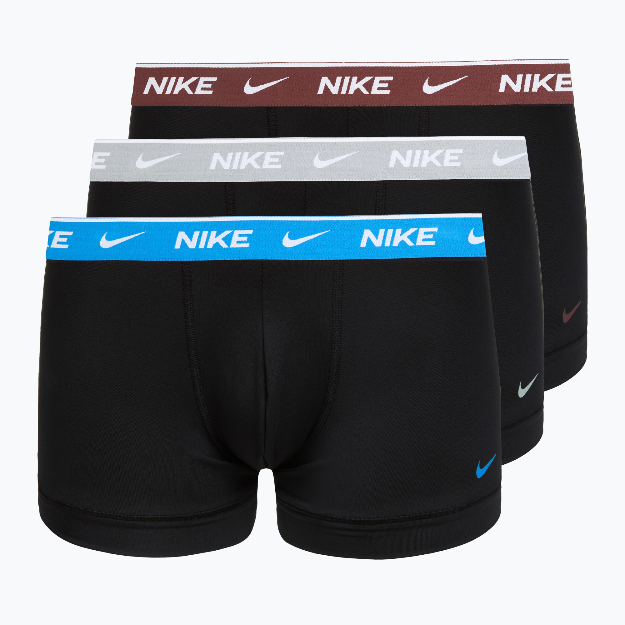 Pánské boxerky Nike Cotton Stretch Trunk 3 pack open black