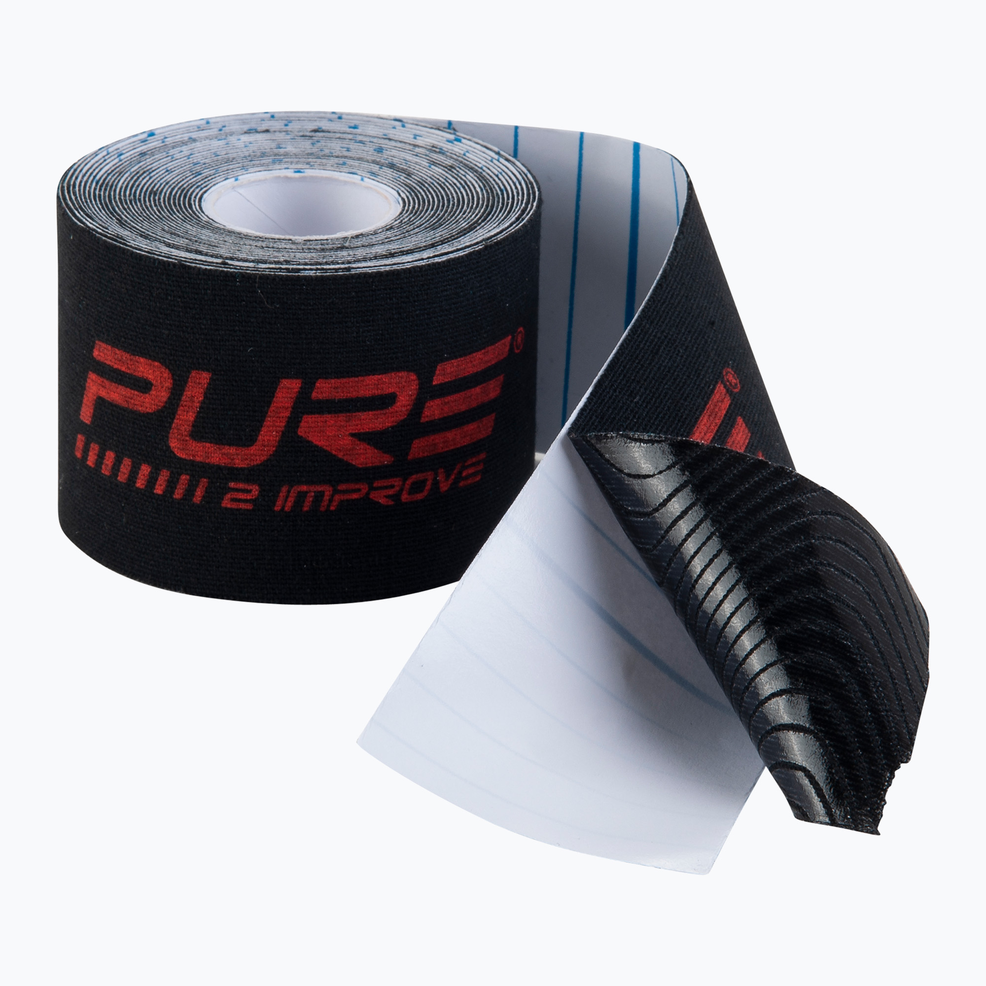 Banda de kinesiotaping Pure2Improve black/red (P2I250010)