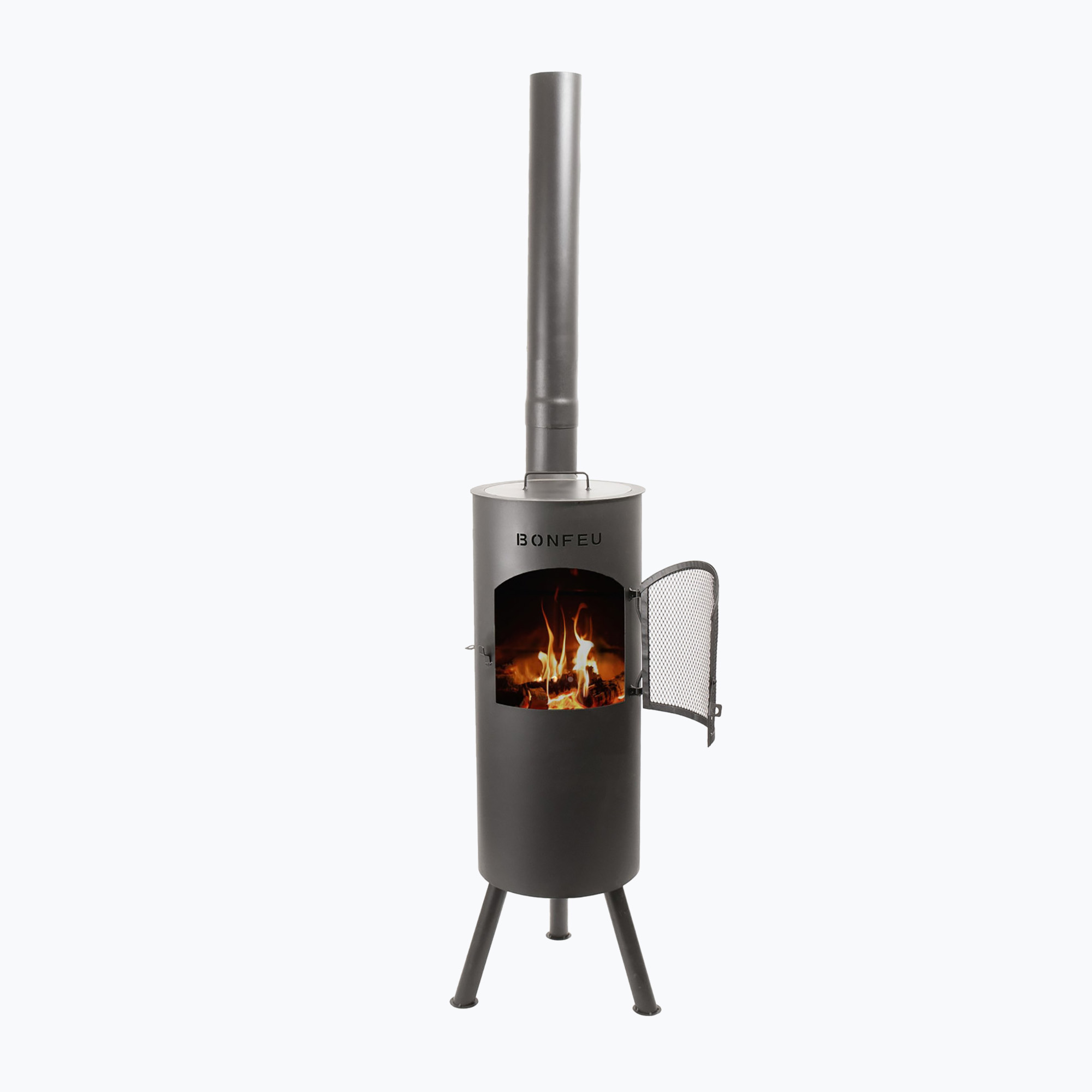 Záhradný krb BonFeu Bongiano LP black