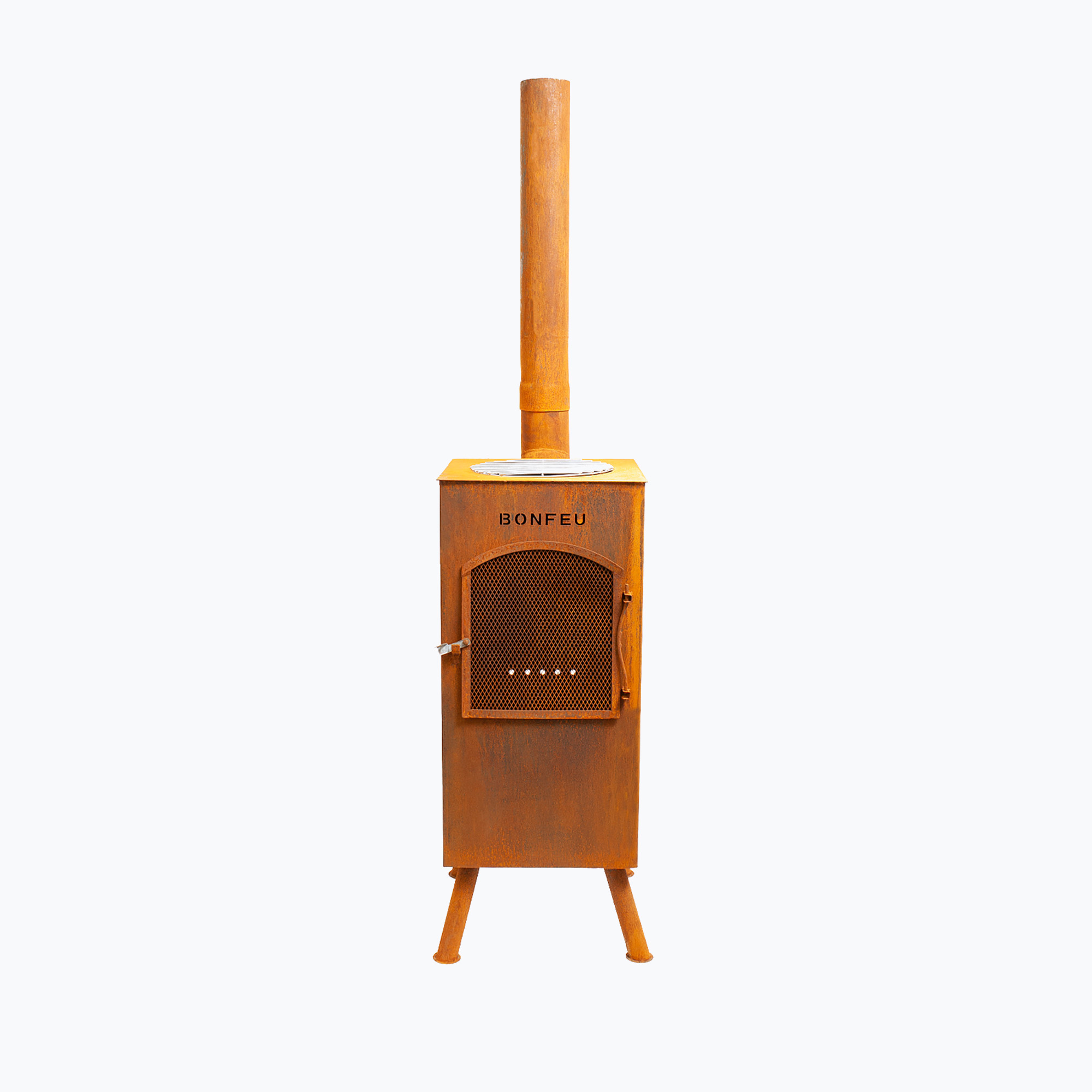 Záhradný krb BonFeu BonCarré corten