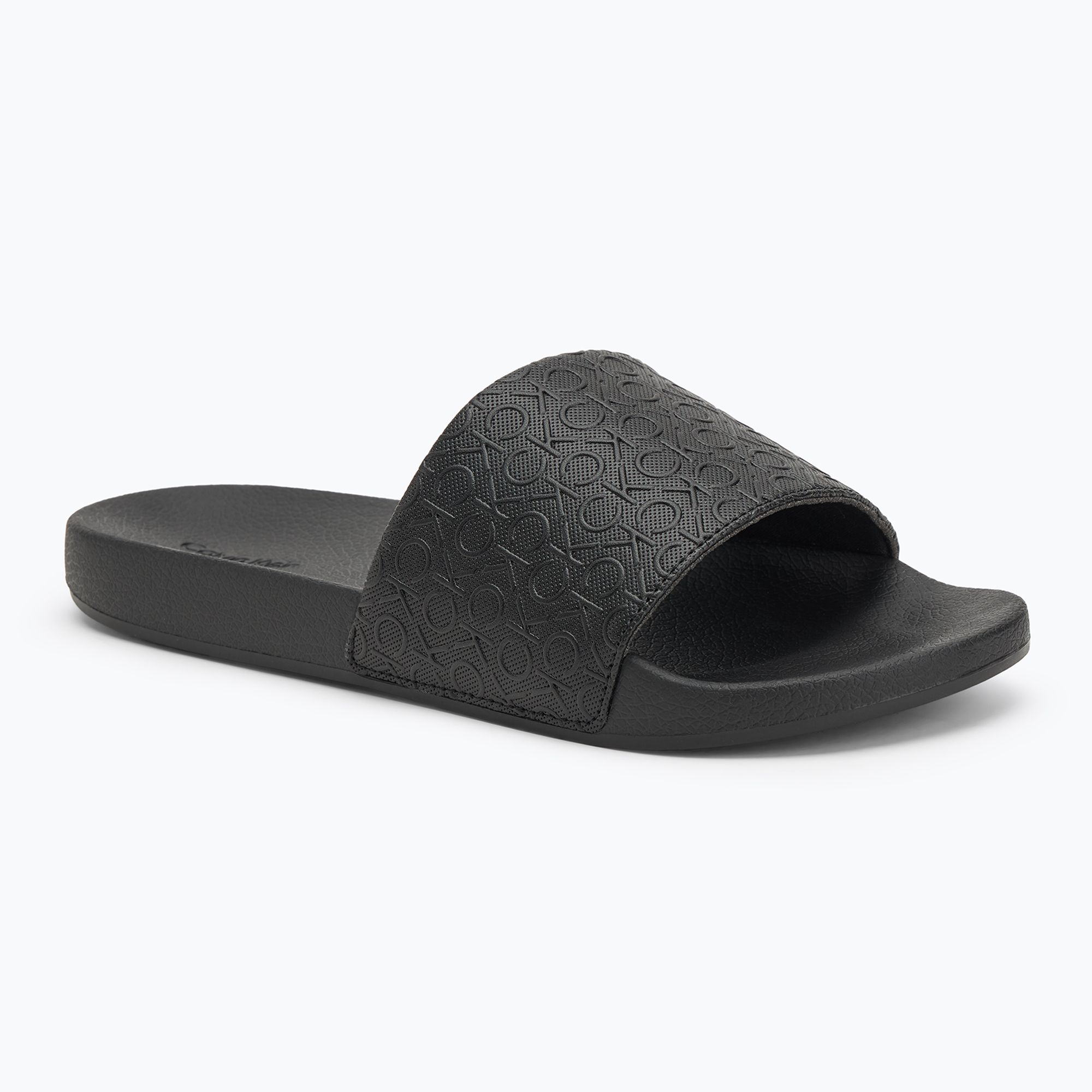 Klapki damskie Calvin Klein HW0HW02541 Pool Slide Mono ck black 