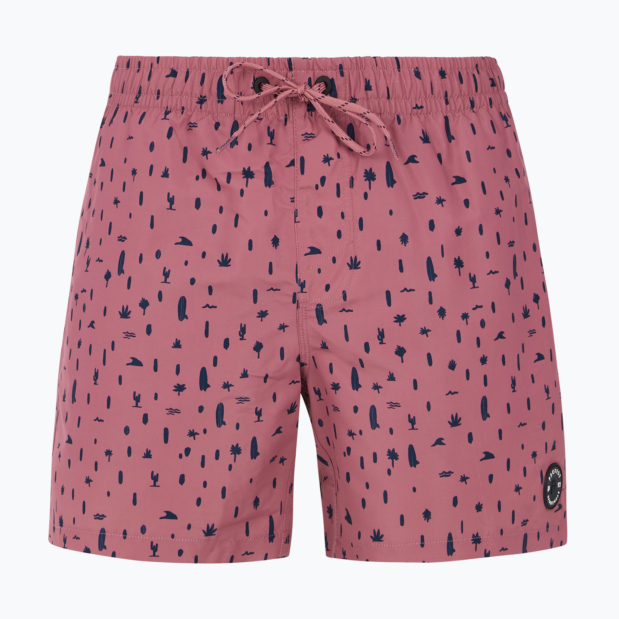Szorty kąpielowe męskie Protest Prtgrom deco pink 