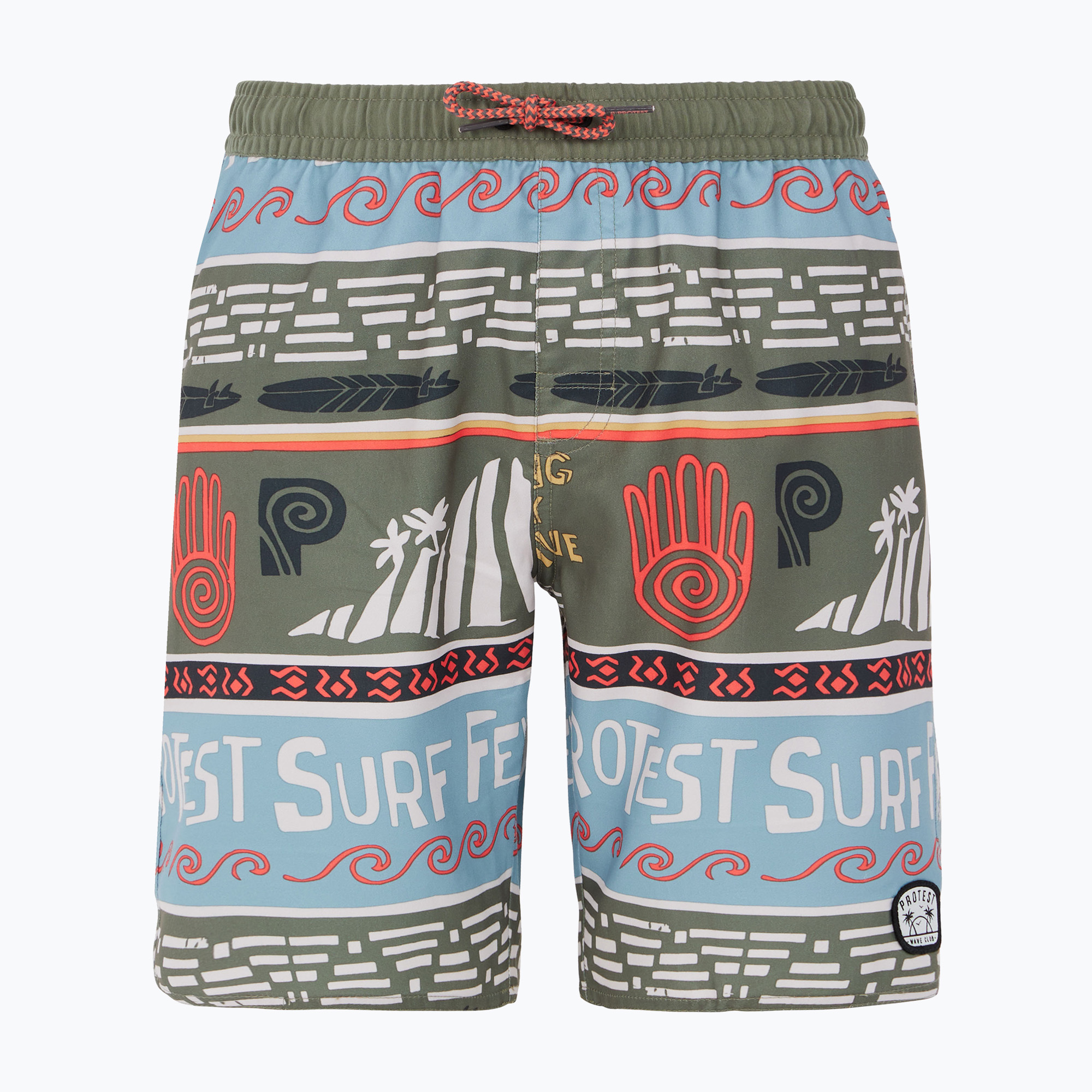 Protest Prtcinema artichoke green children's swim shorts (104)