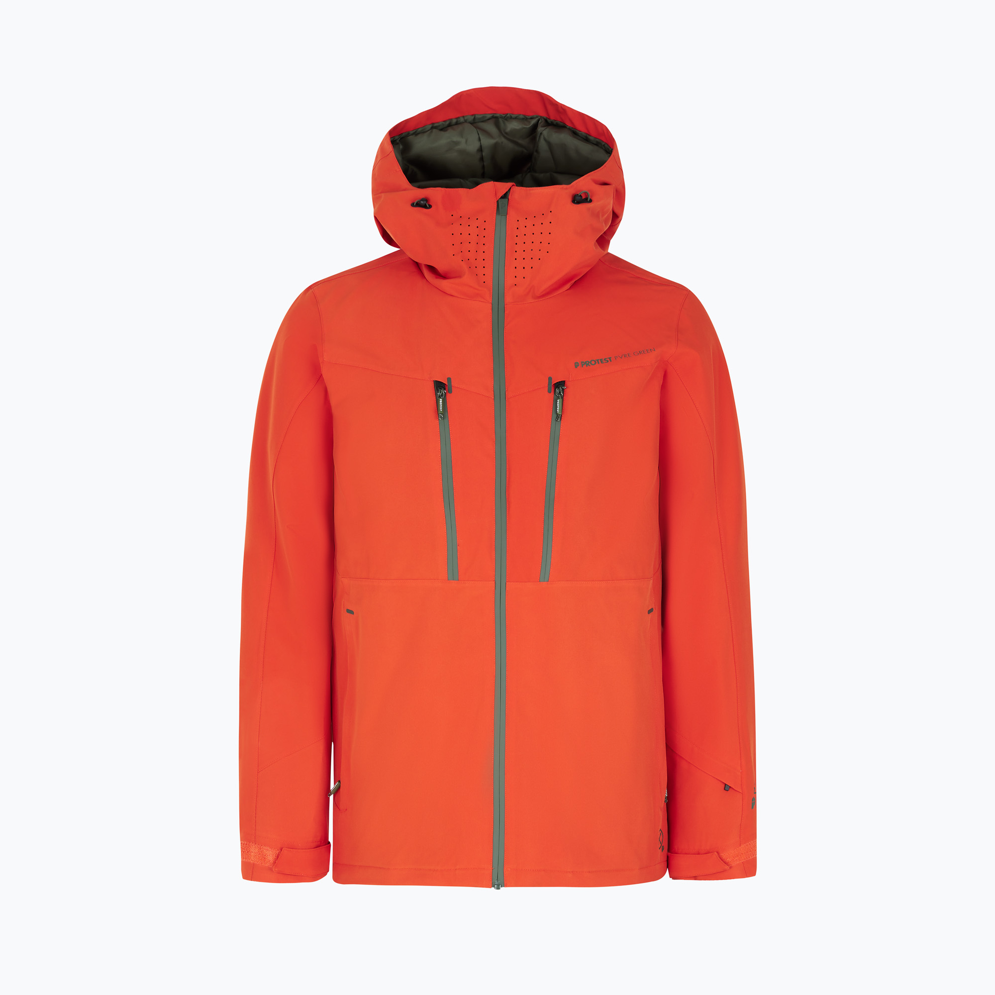 Giacca da snowboard Protest Prttimothy arancione bruciato da uomo (L) (Prttimothy 6710344/417)