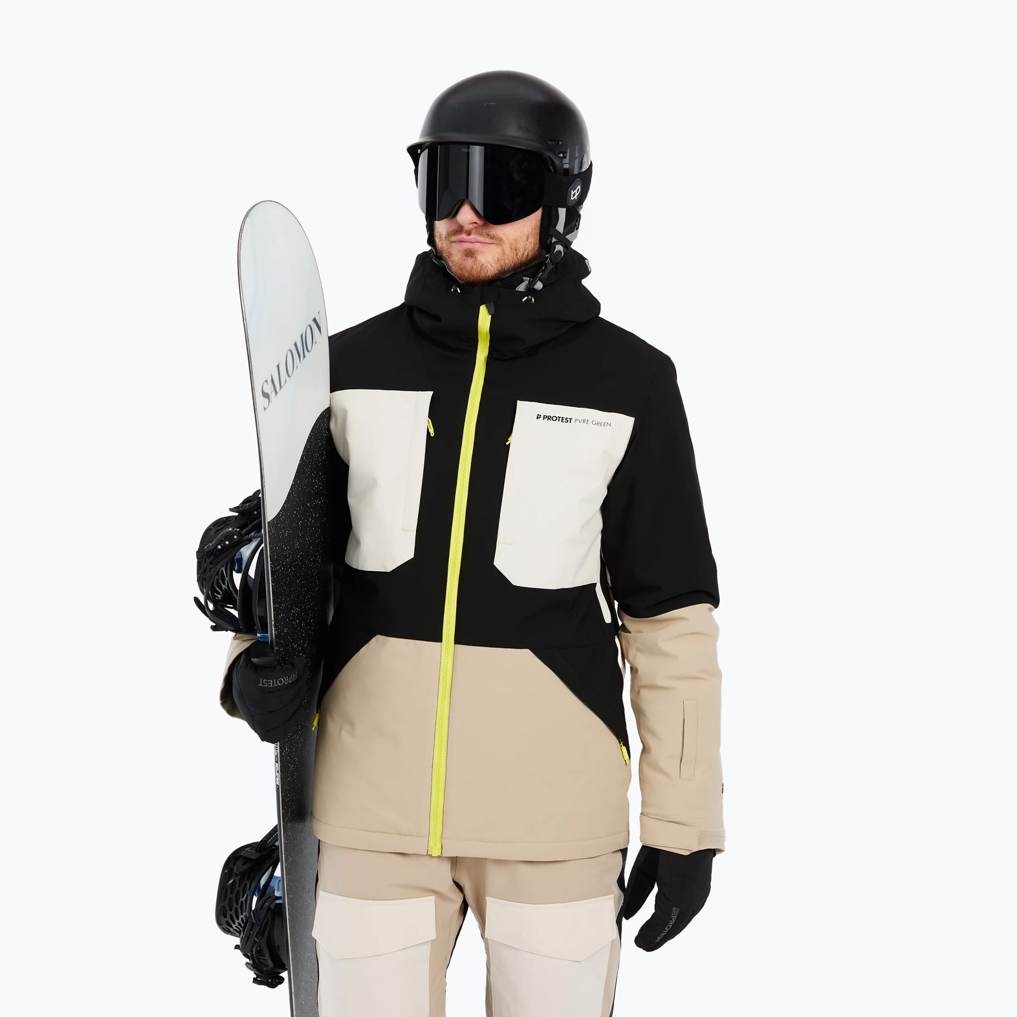 Pánska snowboardová bunda Protest Prtenstone bamboobeige (Prtenstone 6710944/567)