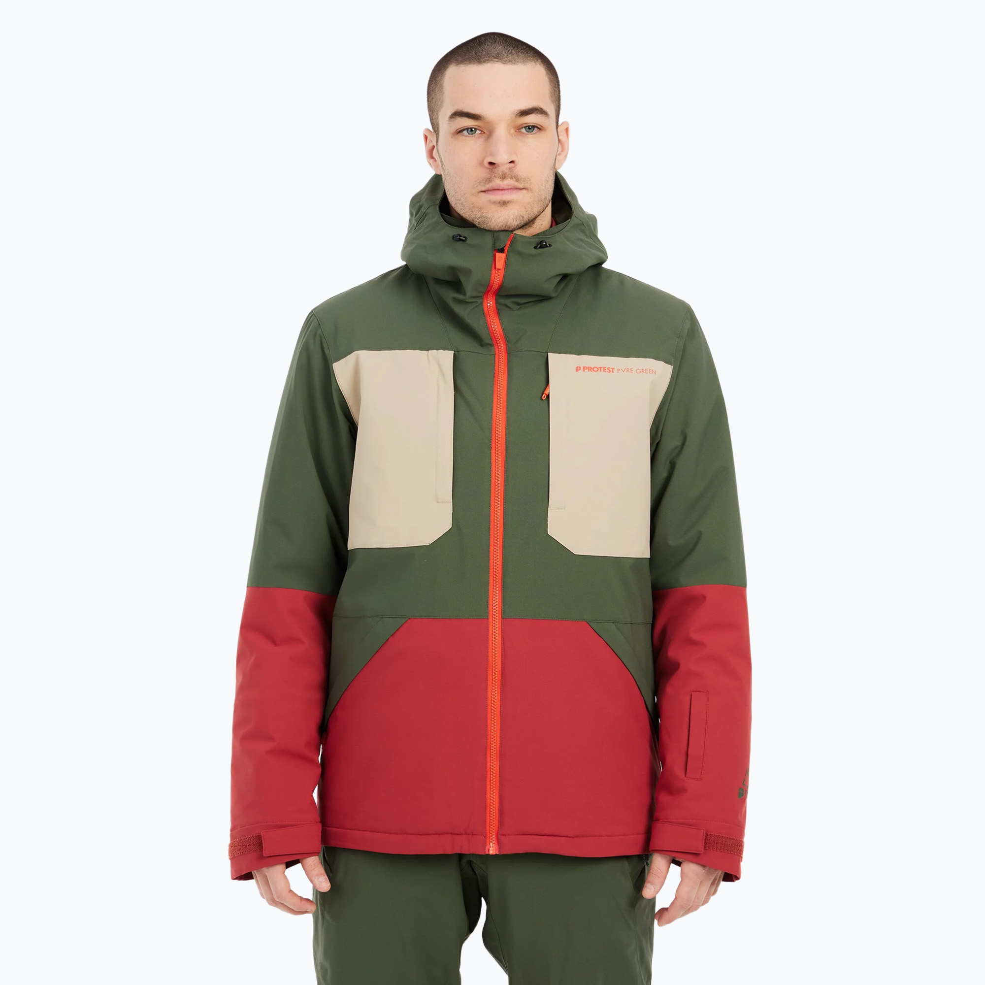 Мъжко яке за сноуборд Protest Prtenstone barn red