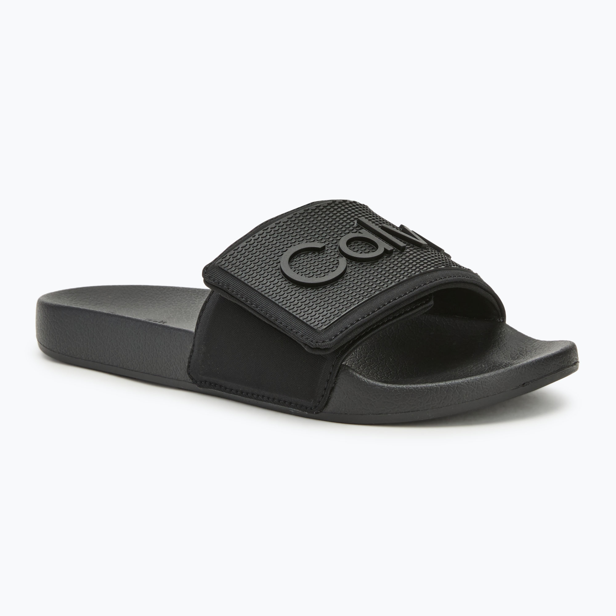 Klapki męskie Calvin Klein HM0HM01437 Adj Pool Slide TPU black 