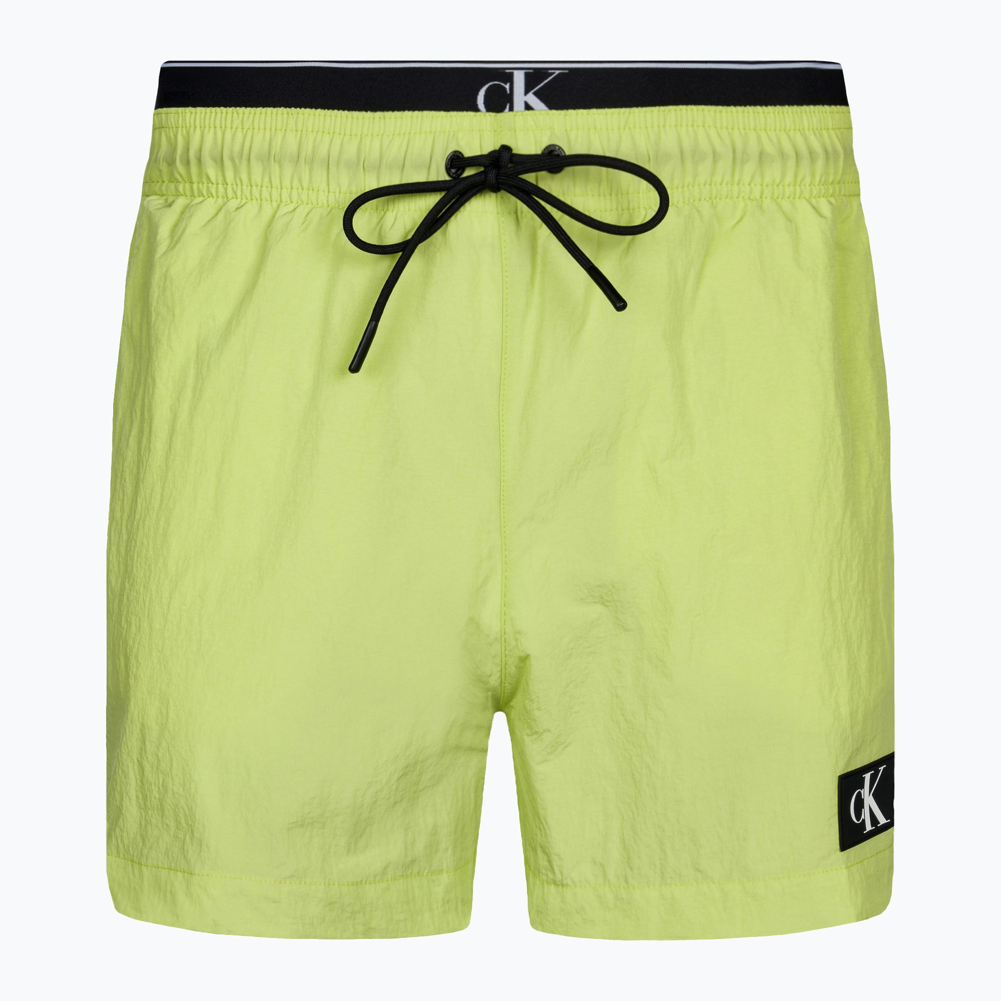 Szorty kąpielowe męskie Calvin Klein Medium Double WB sharp green 