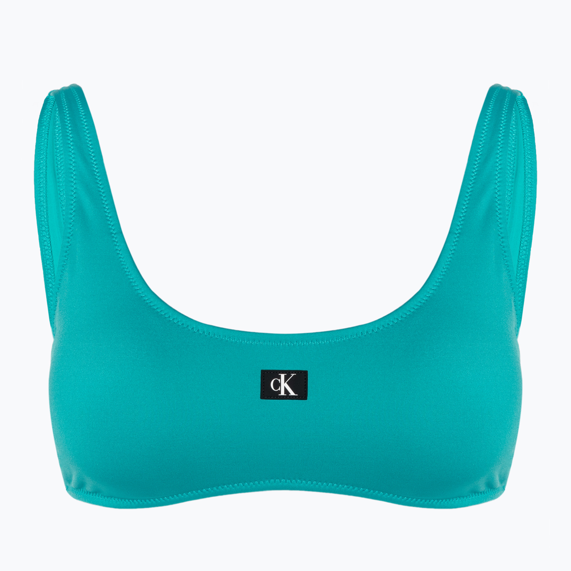 Calvin Klein Bralette-RP Горнище на бански костюм синьо океанско